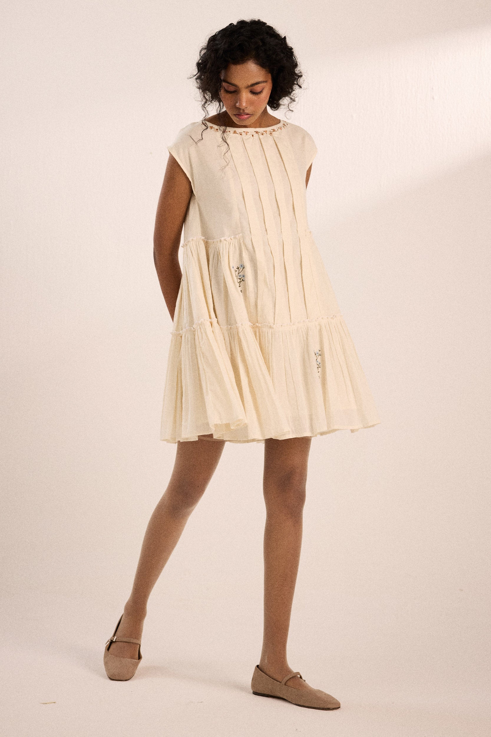 Vanilla veil dress