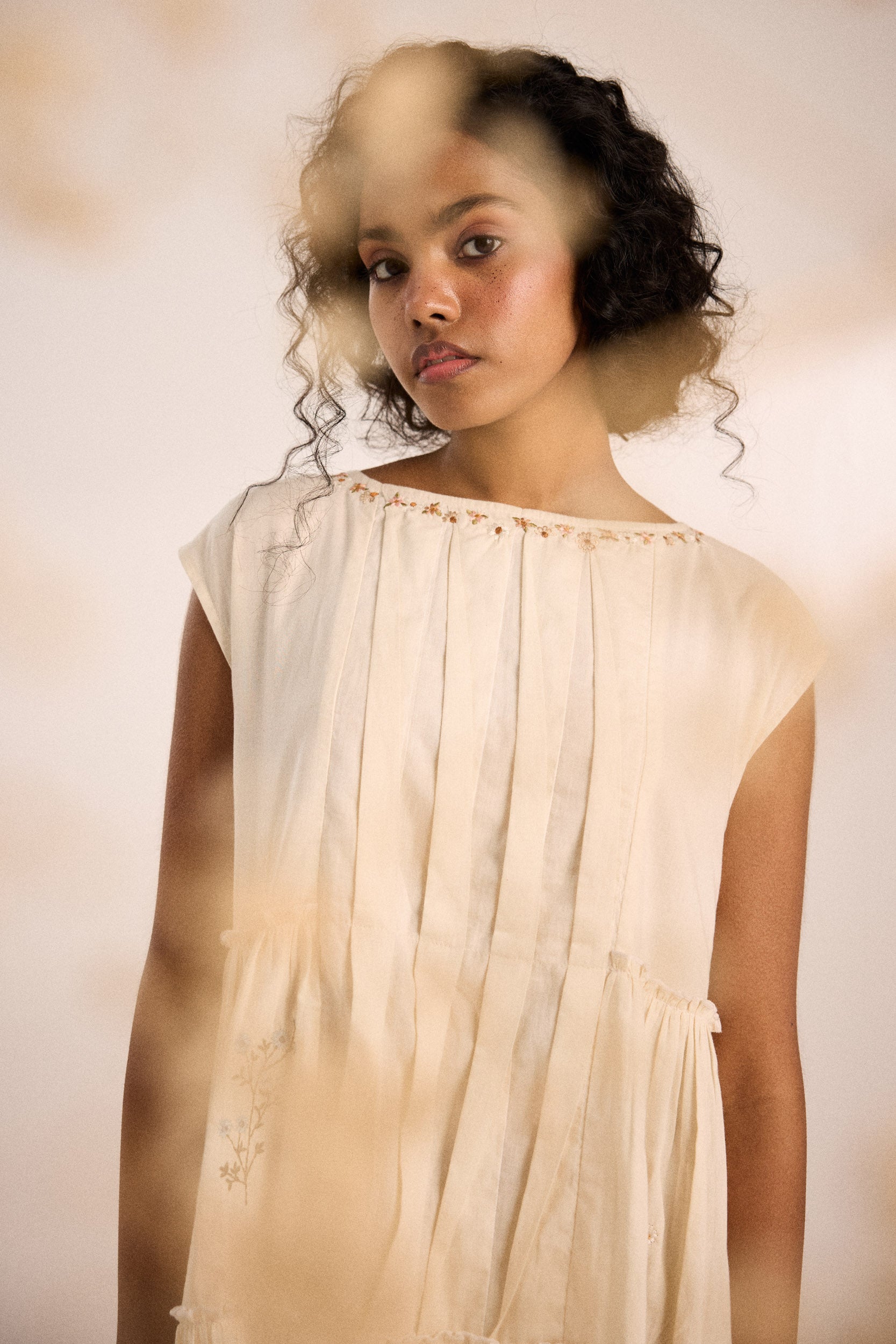 Vanilla veil dress