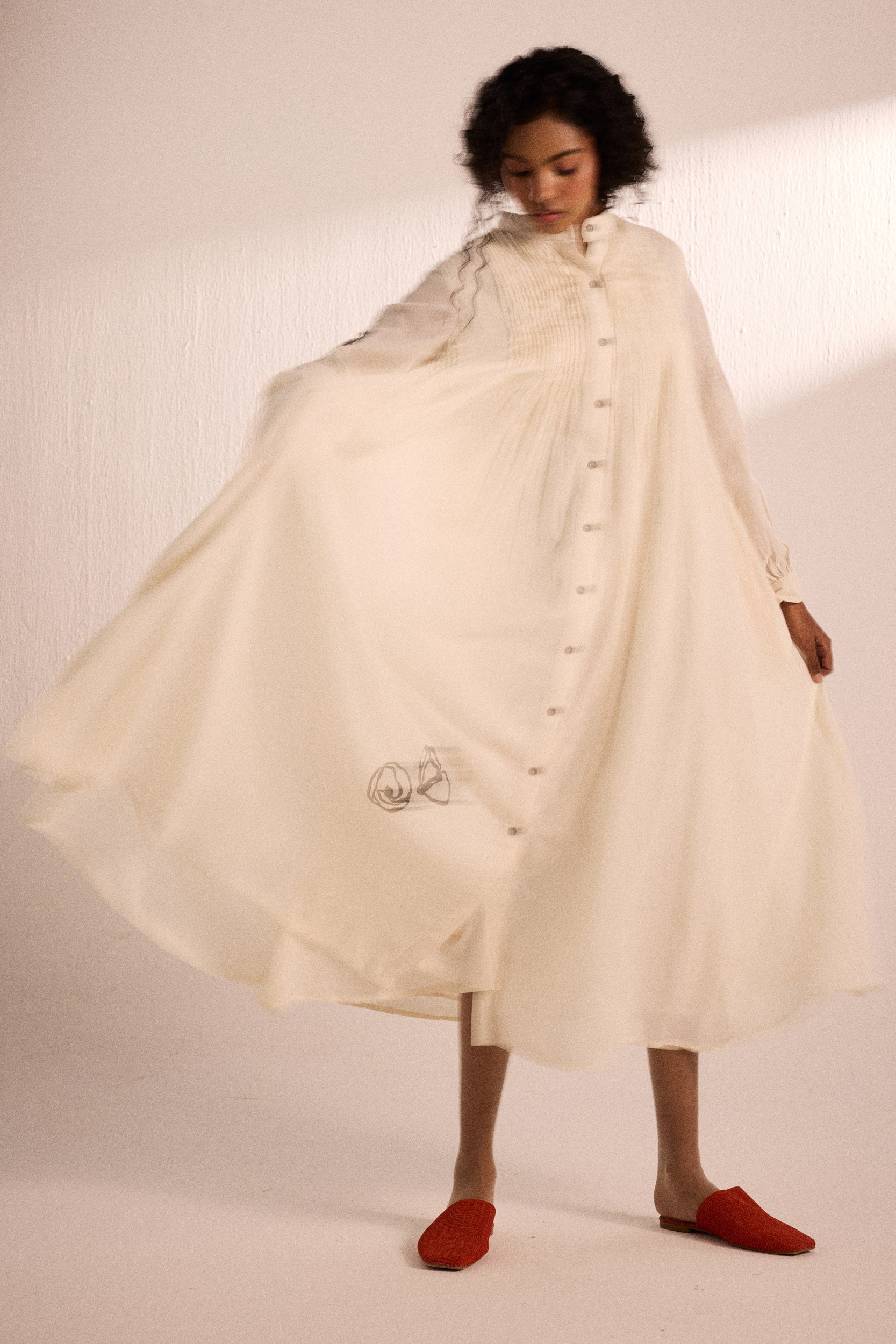 Frosted rose dress