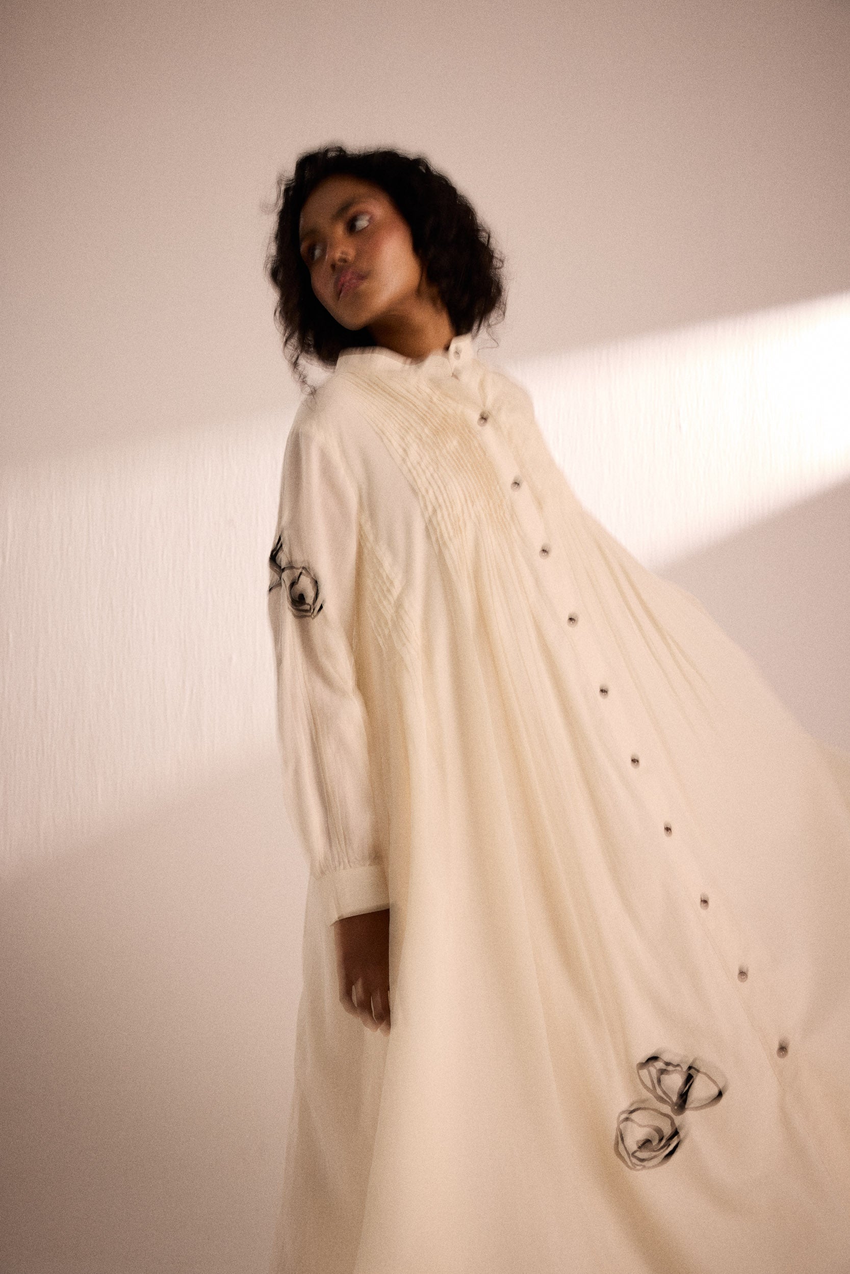 Frosted rose dress