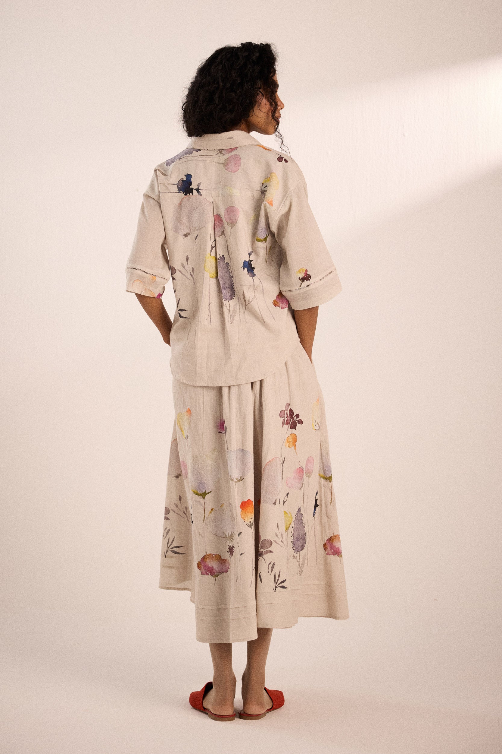 Oat Bloom skirt set
