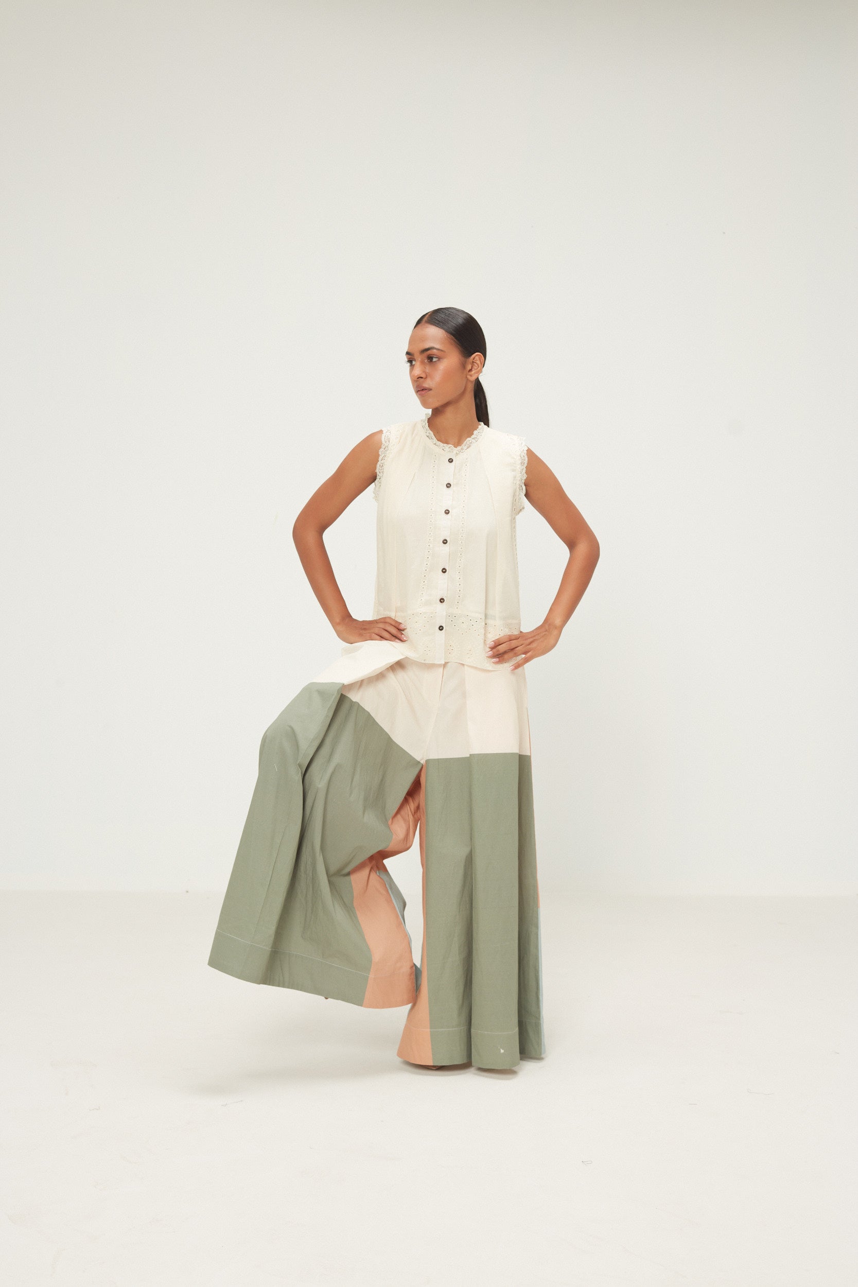 Teal Dune Pants