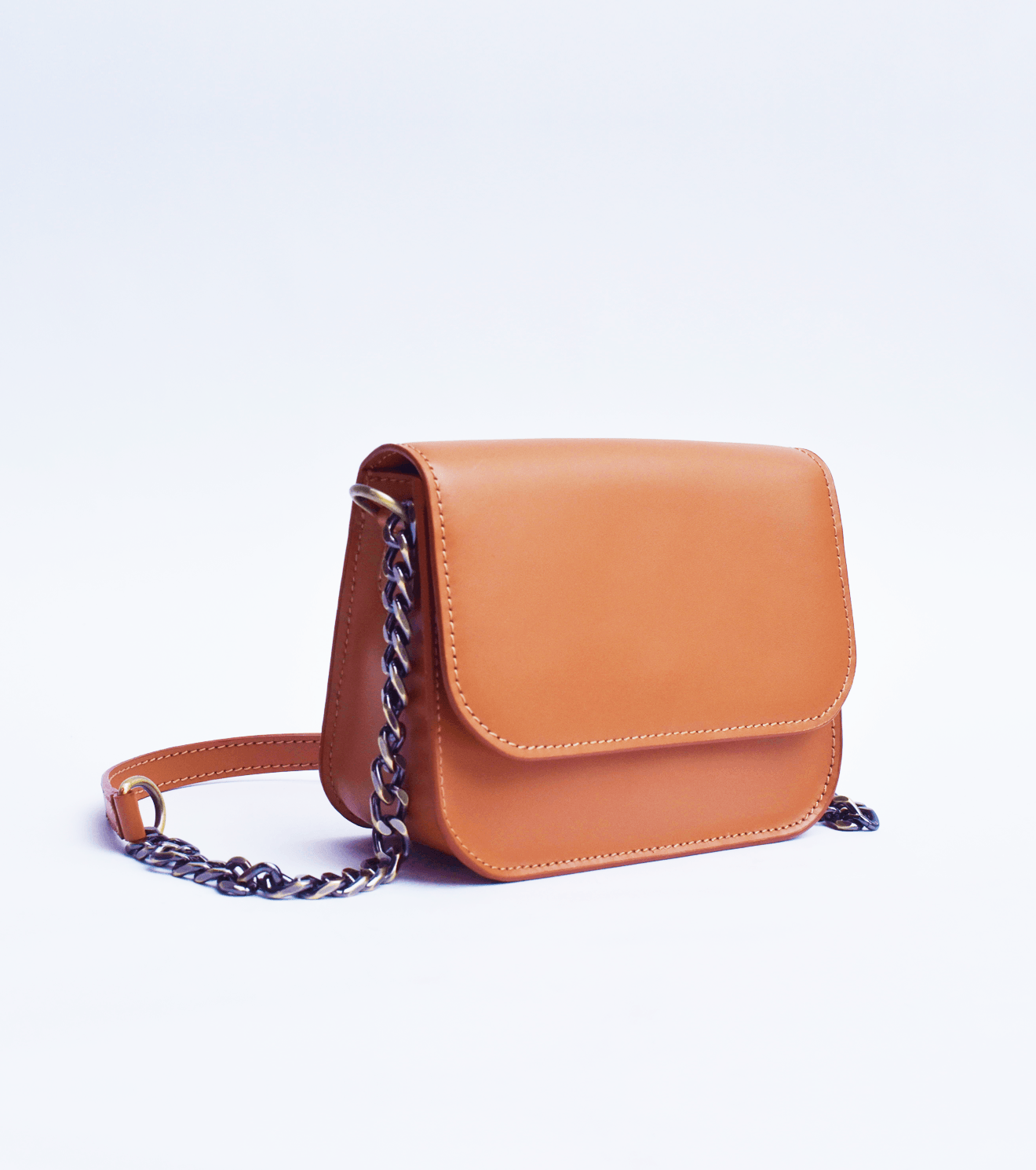 Mocha mini crossbody - Khara Kapas