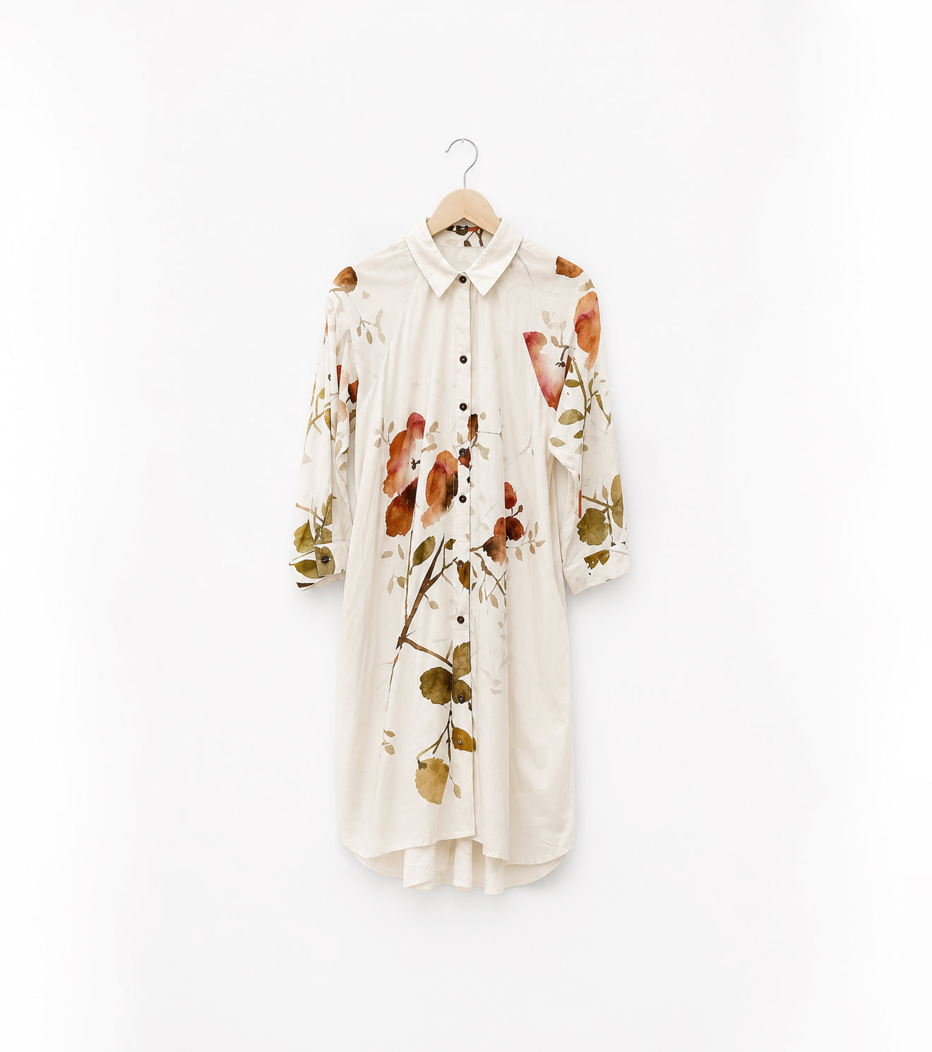 Pale Ground Shirt Dress