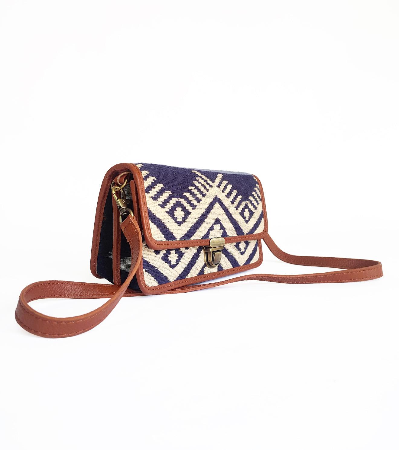 Blueberry Crossbody Sling - Khara Kapas