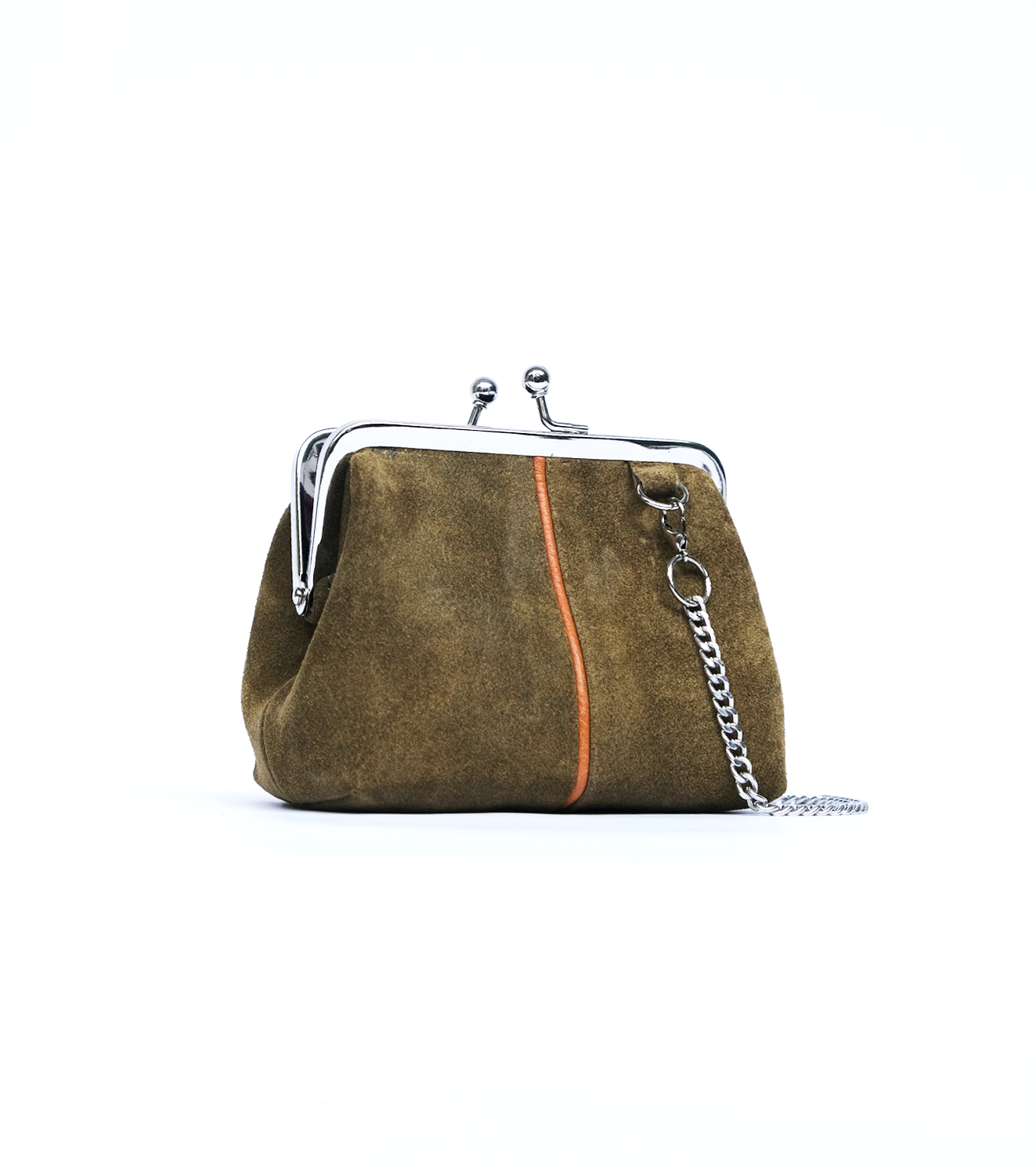 Basil Mini Suede Clutch
