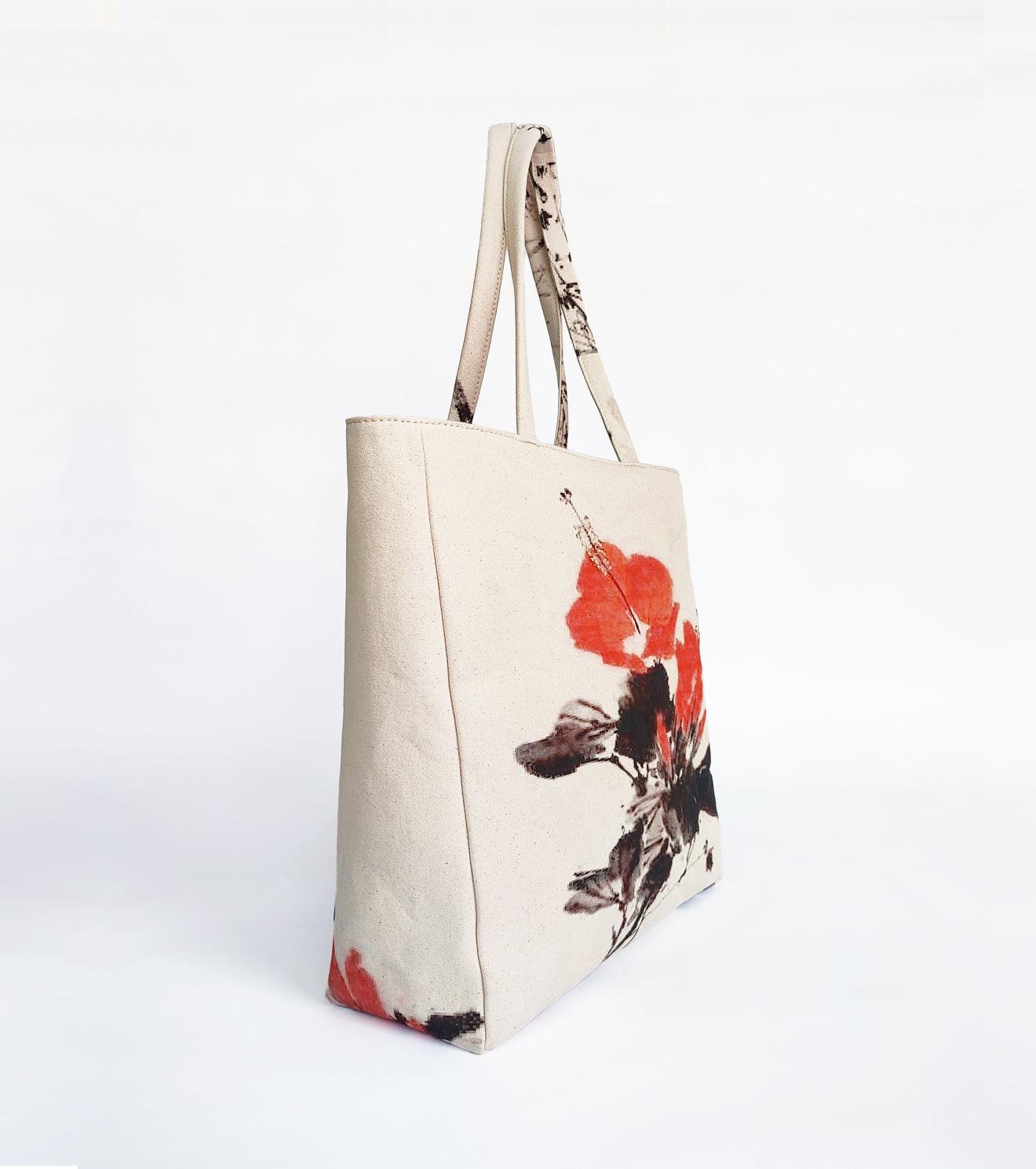 Hibiscus Tote - Khara Kapas