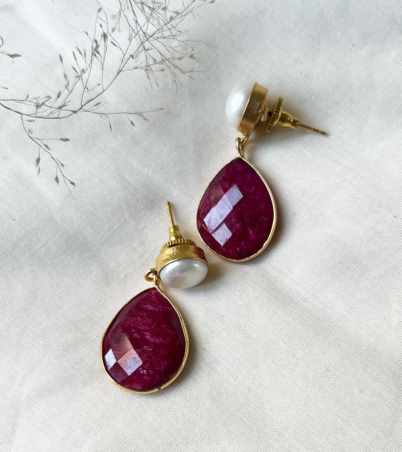 Cerise earring - Khara Kapas