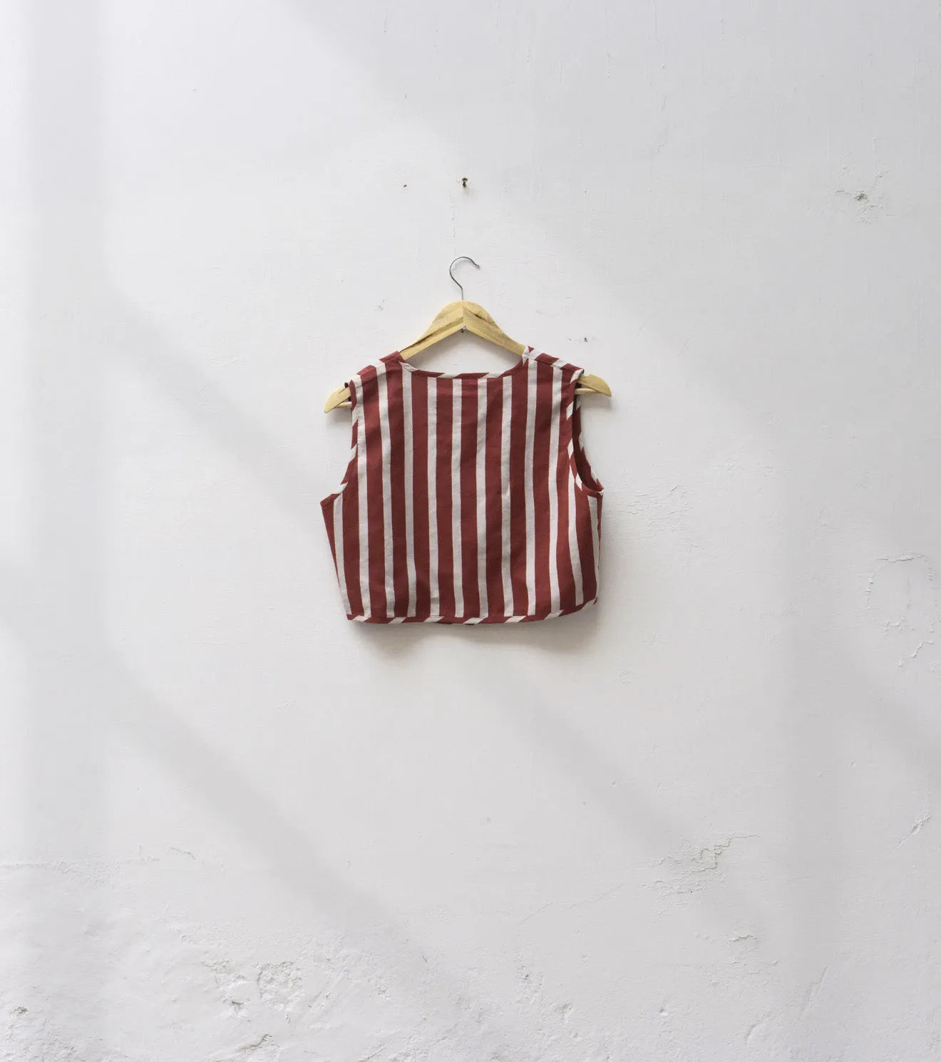 Red Stripe crop - Khara Kapas