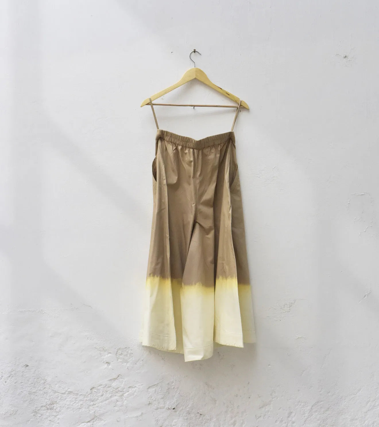Ivory dip flare pants - Khara Kapas