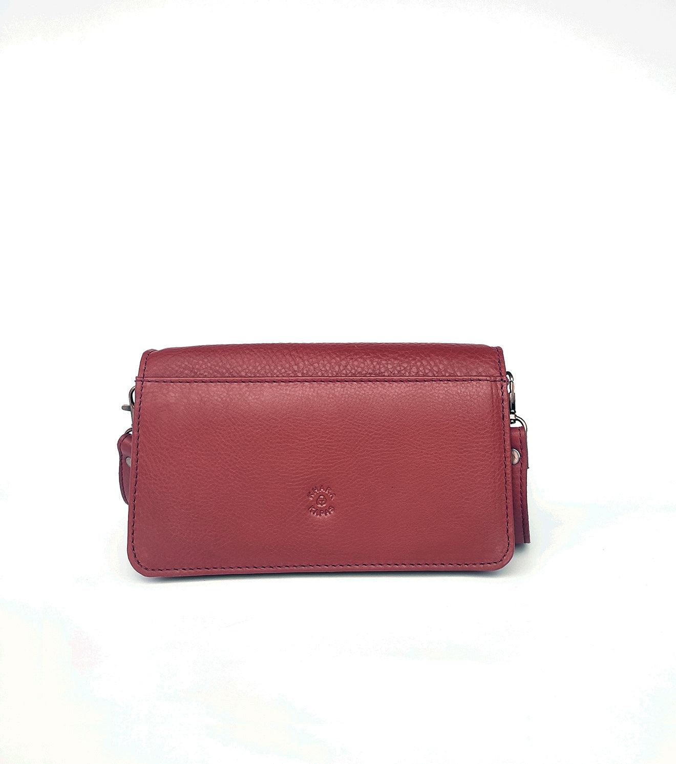 Merlot crossbody wallet - Khara Kapas