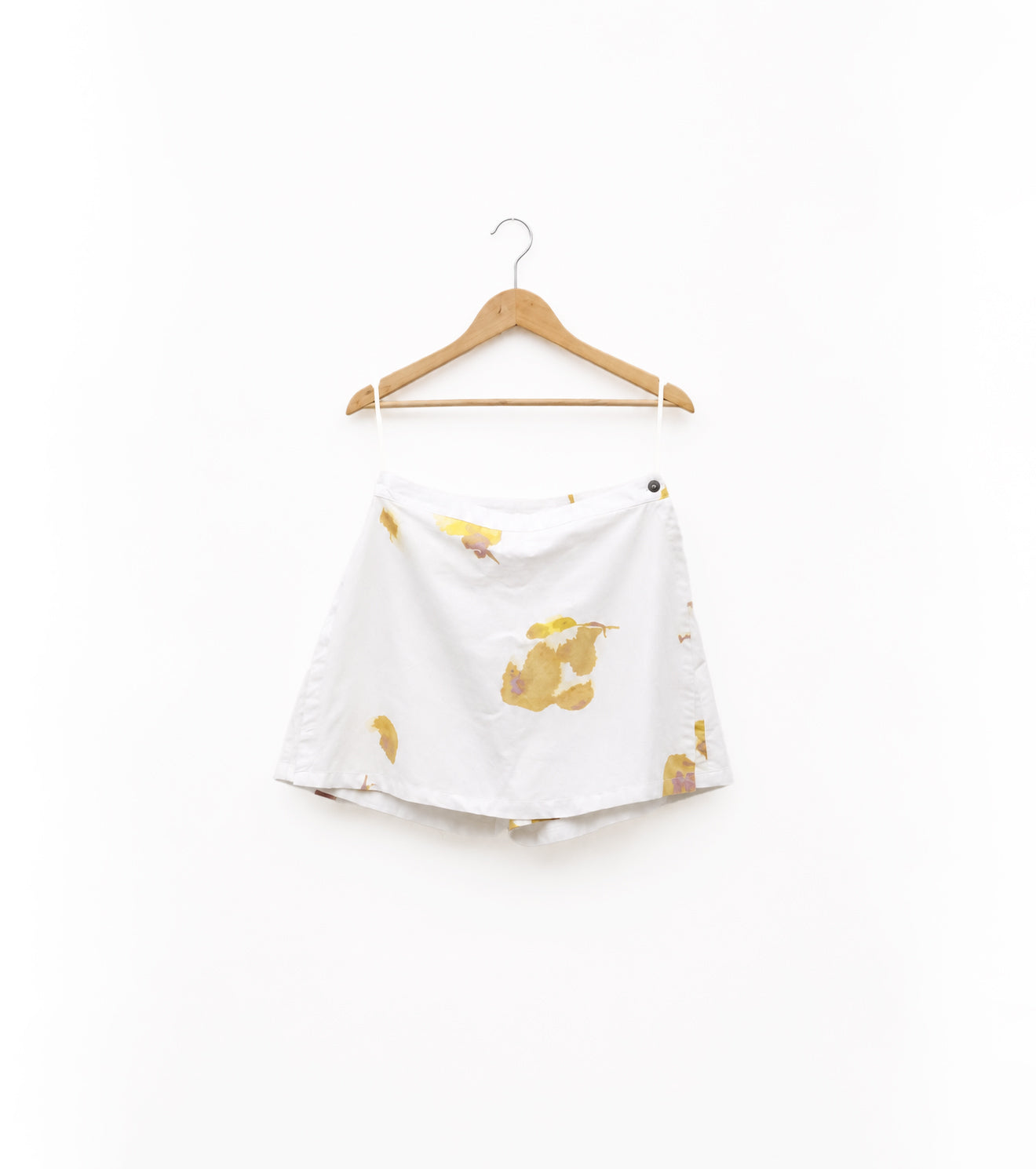 Golden Bloom Wrap Skort