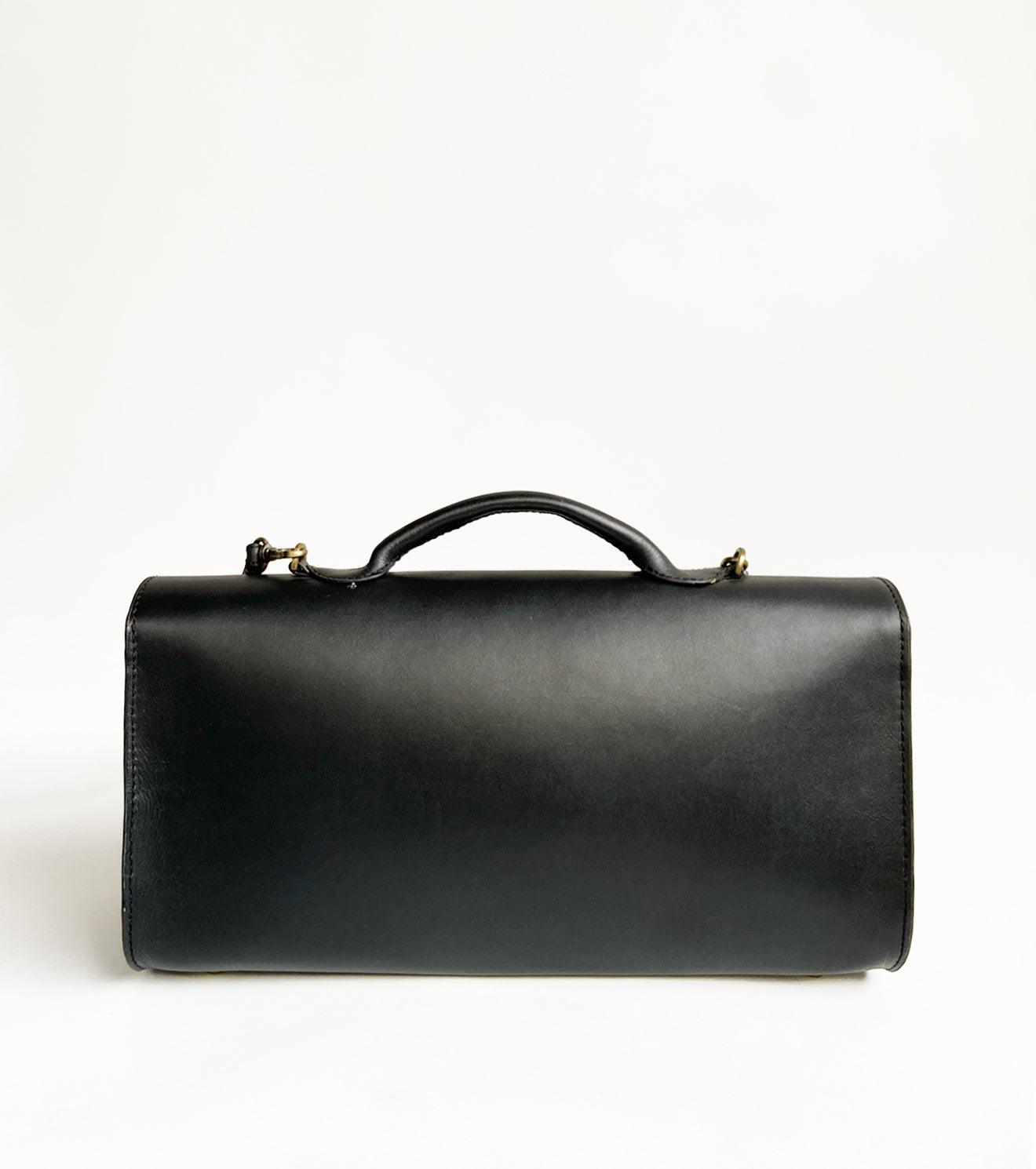 Ebony messenger bag - Khara Kapas