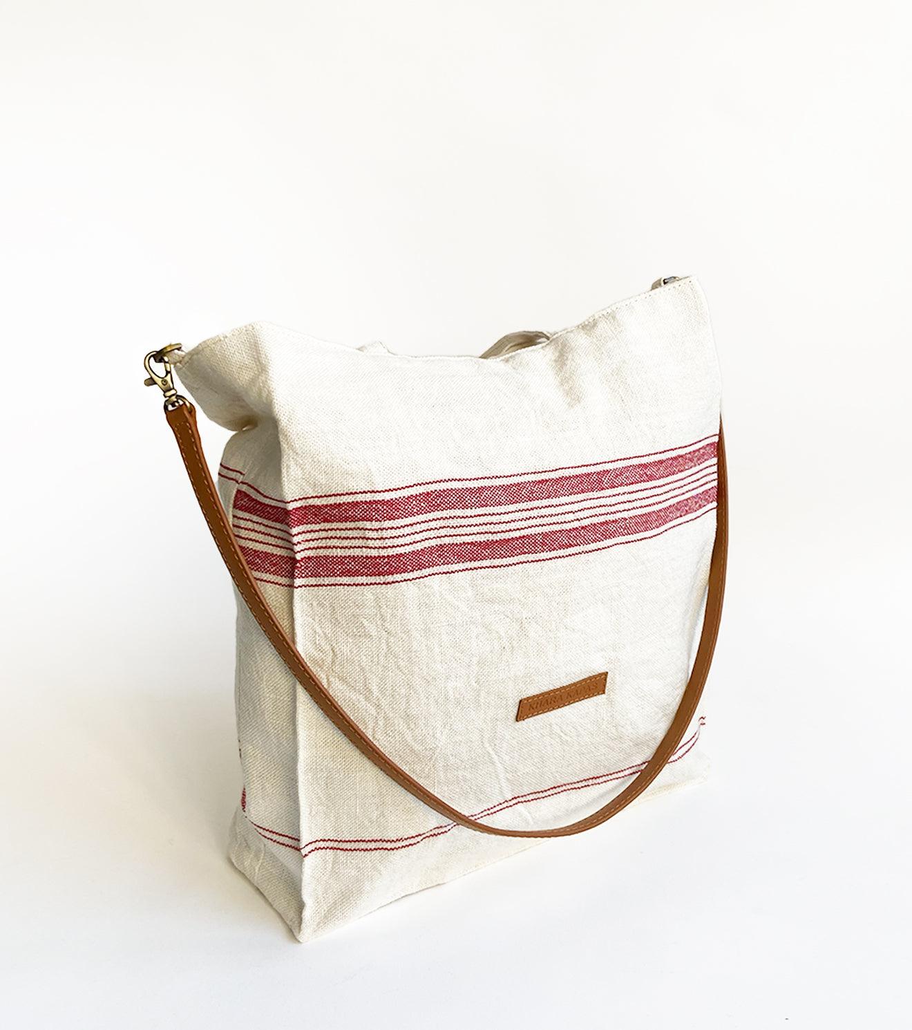 White ash tote bag - Khara Kapas