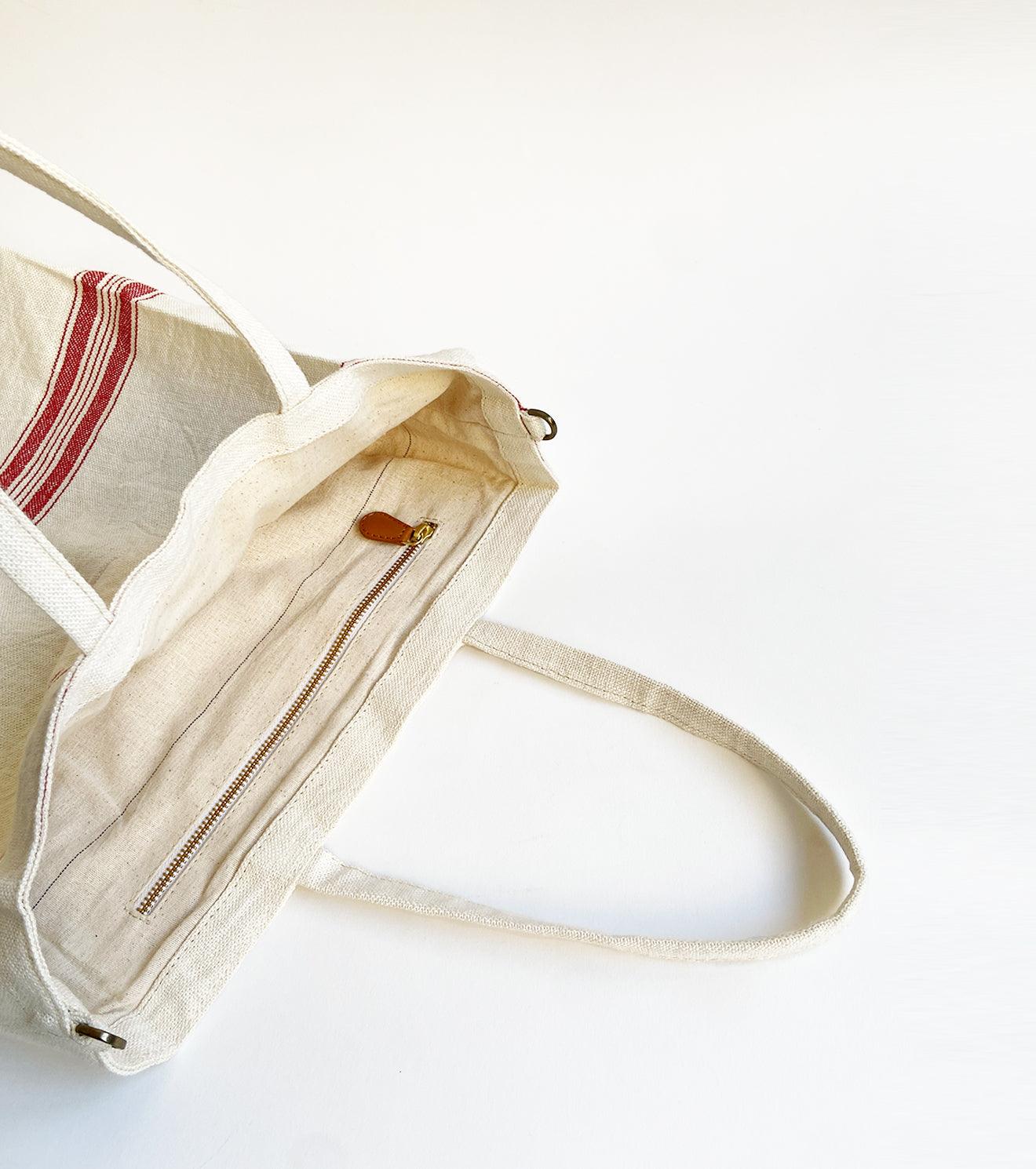 White ash tote bag - Khara Kapas