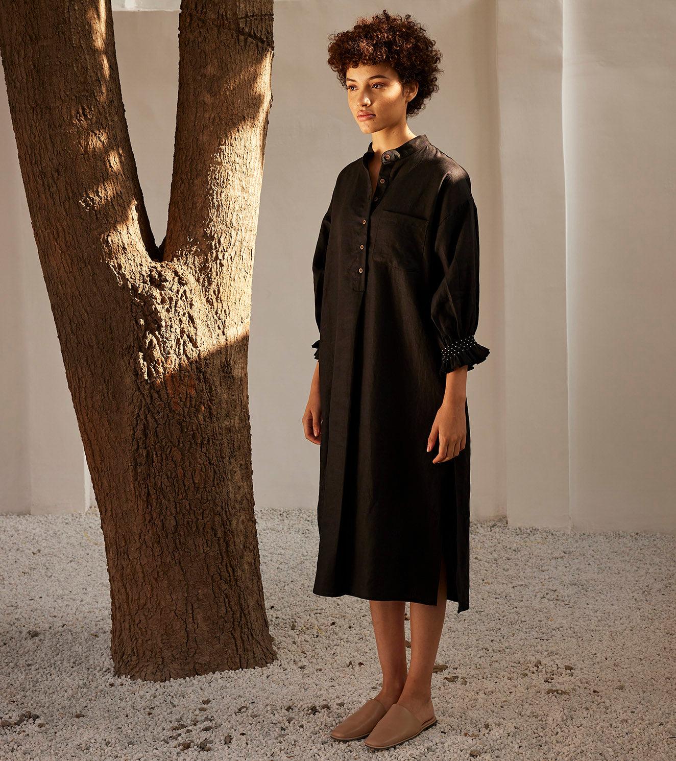 Eclipse shirt dress - Khara Kapas