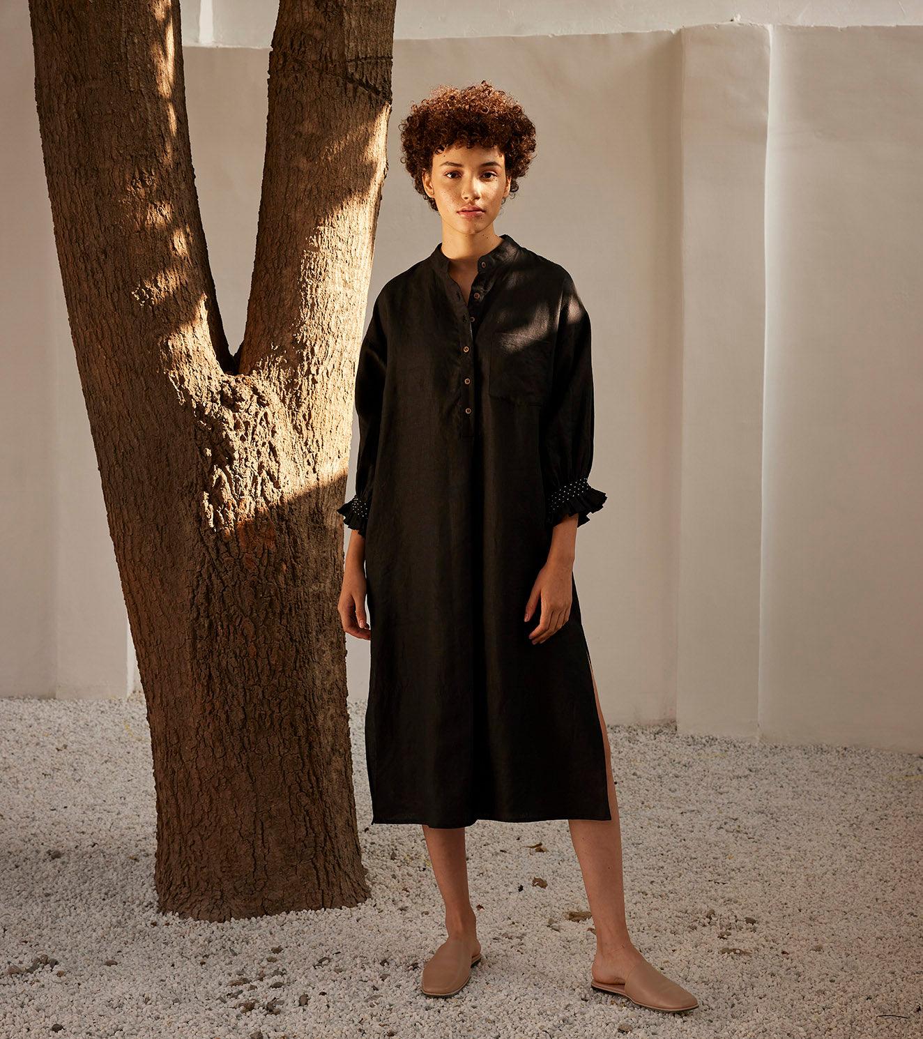 Eclipse shirt dress - Khara Kapas