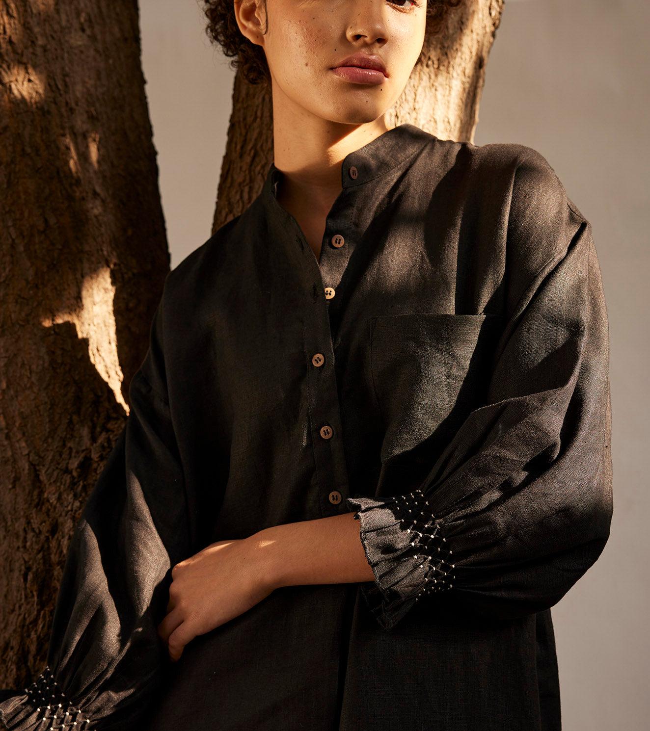 Eclipse shirt dress - Khara Kapas