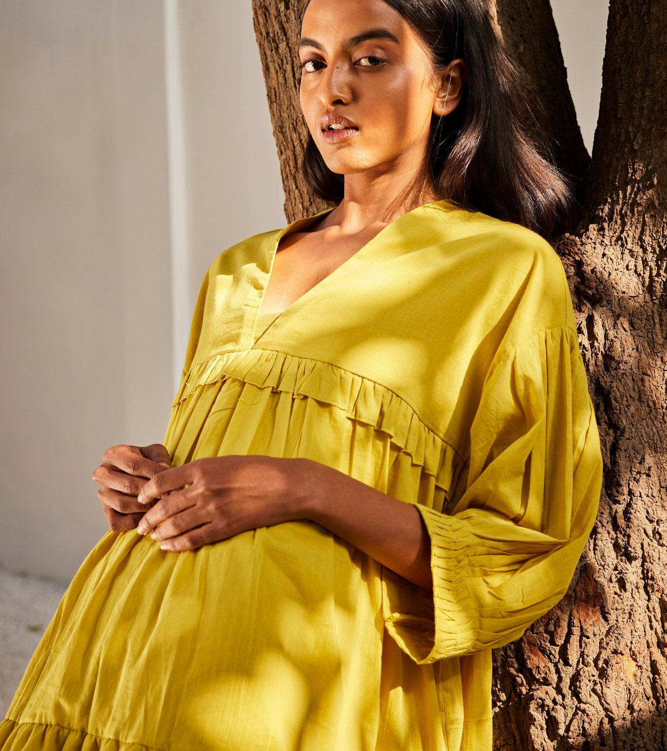 Marigold dress - Khara Kapas