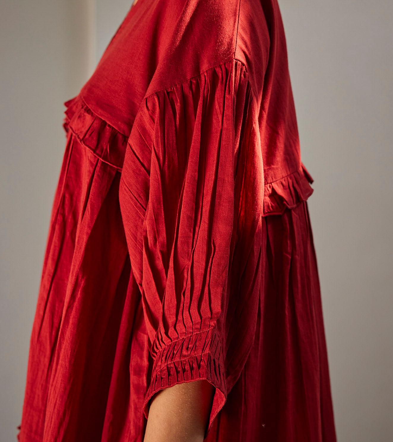 Crimson love dress - Khara Kapas