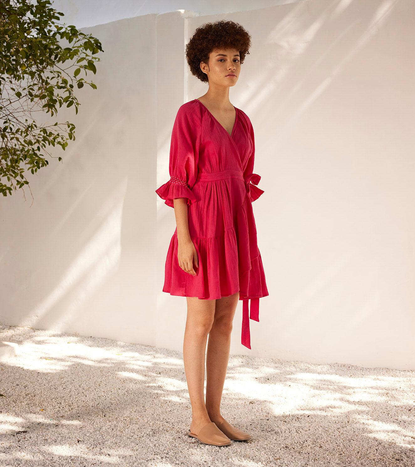 First love wrap dress - Khara Kapas