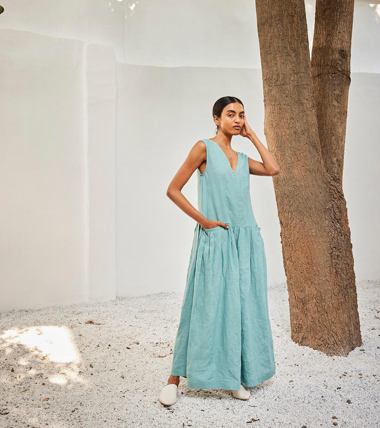 Morning sky jumpsuit - Khara Kapas