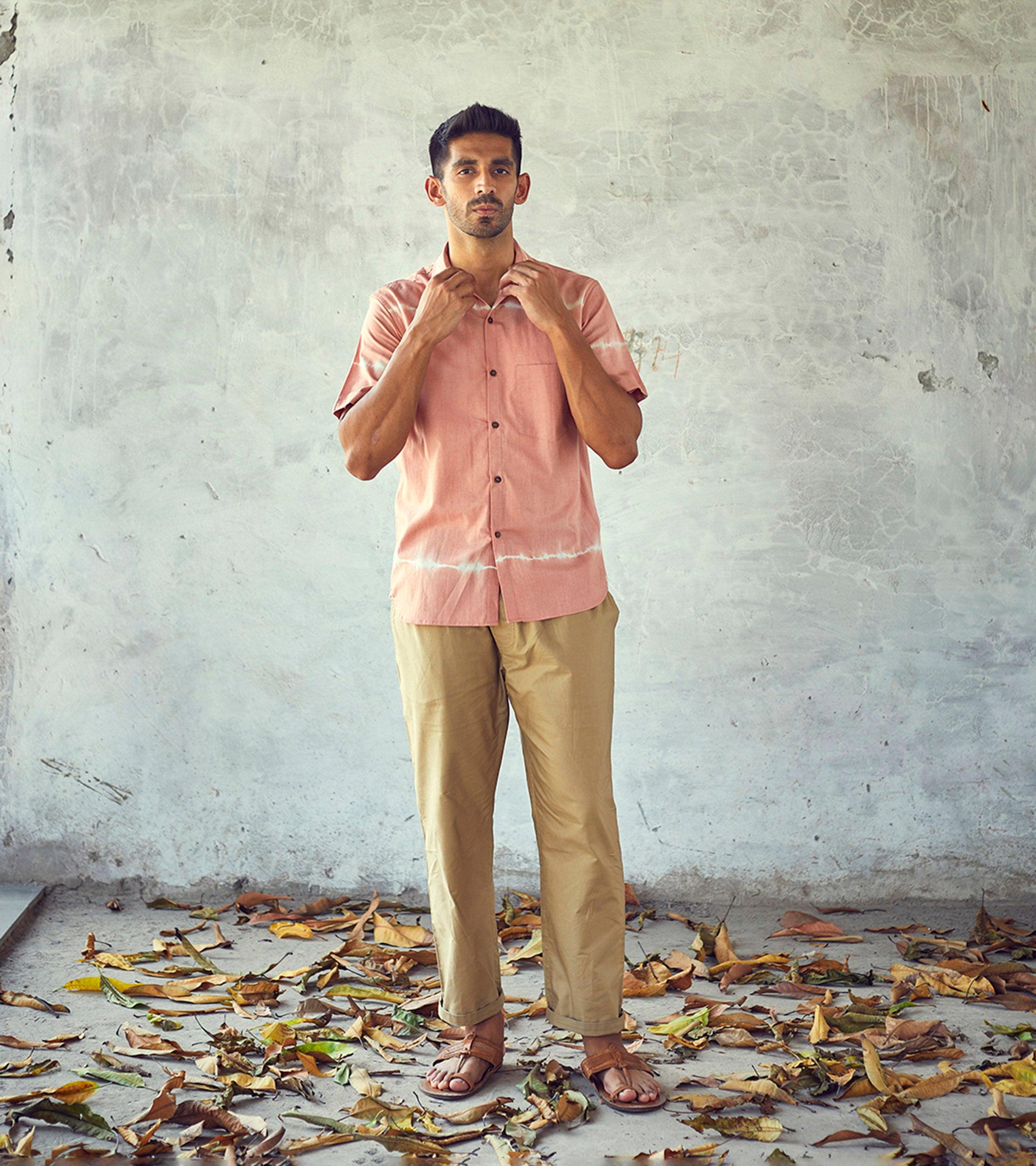 Flurry Pink Shirt - Khara Kapas