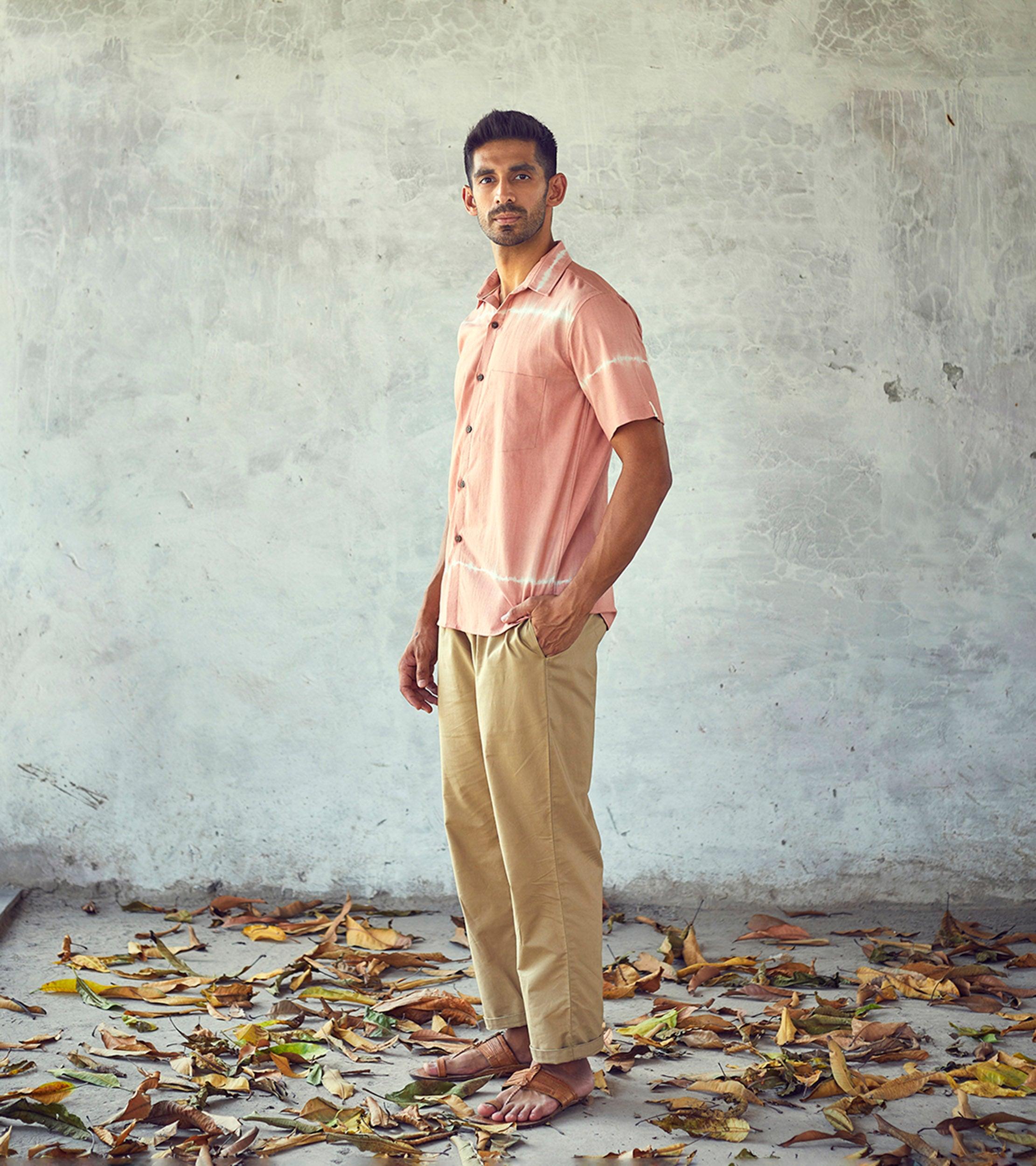 Flurry Pink Shirt - Khara Kapas
