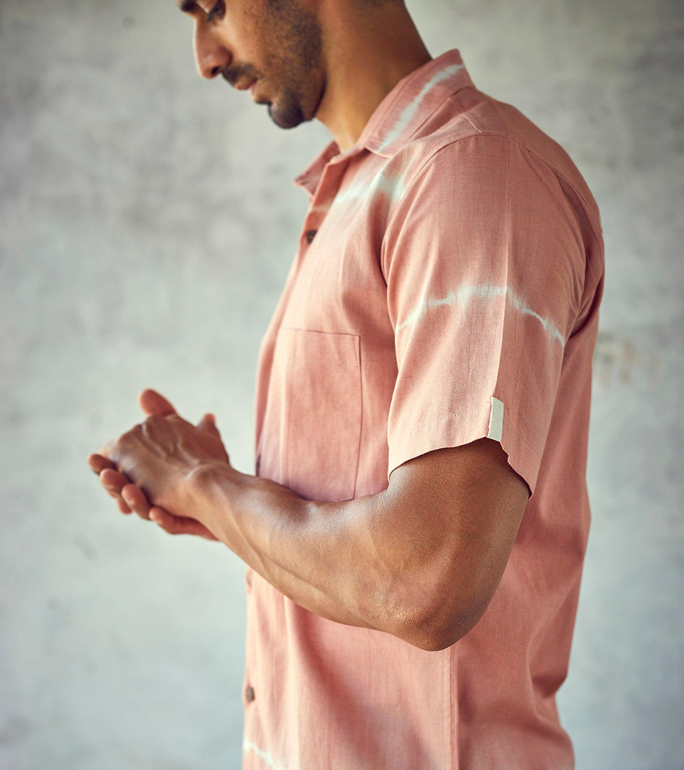 Flurry Pink Shirt - Khara Kapas