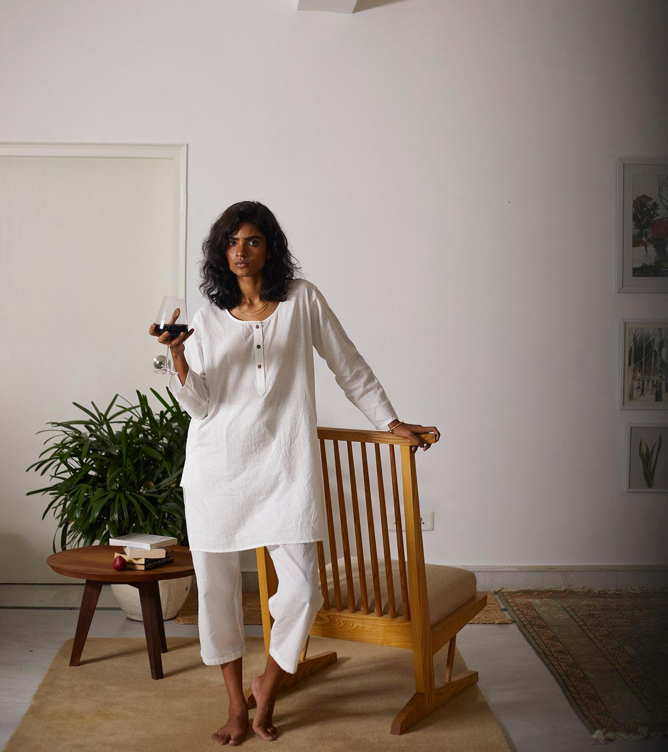 Morning light Co-ord set - Khara Kapas