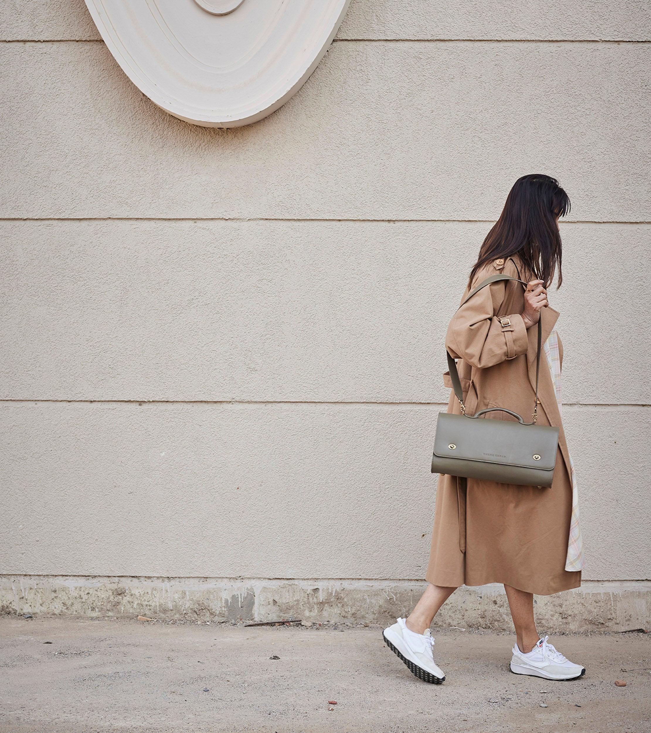 Latte Trench Coat - Khara Kapas