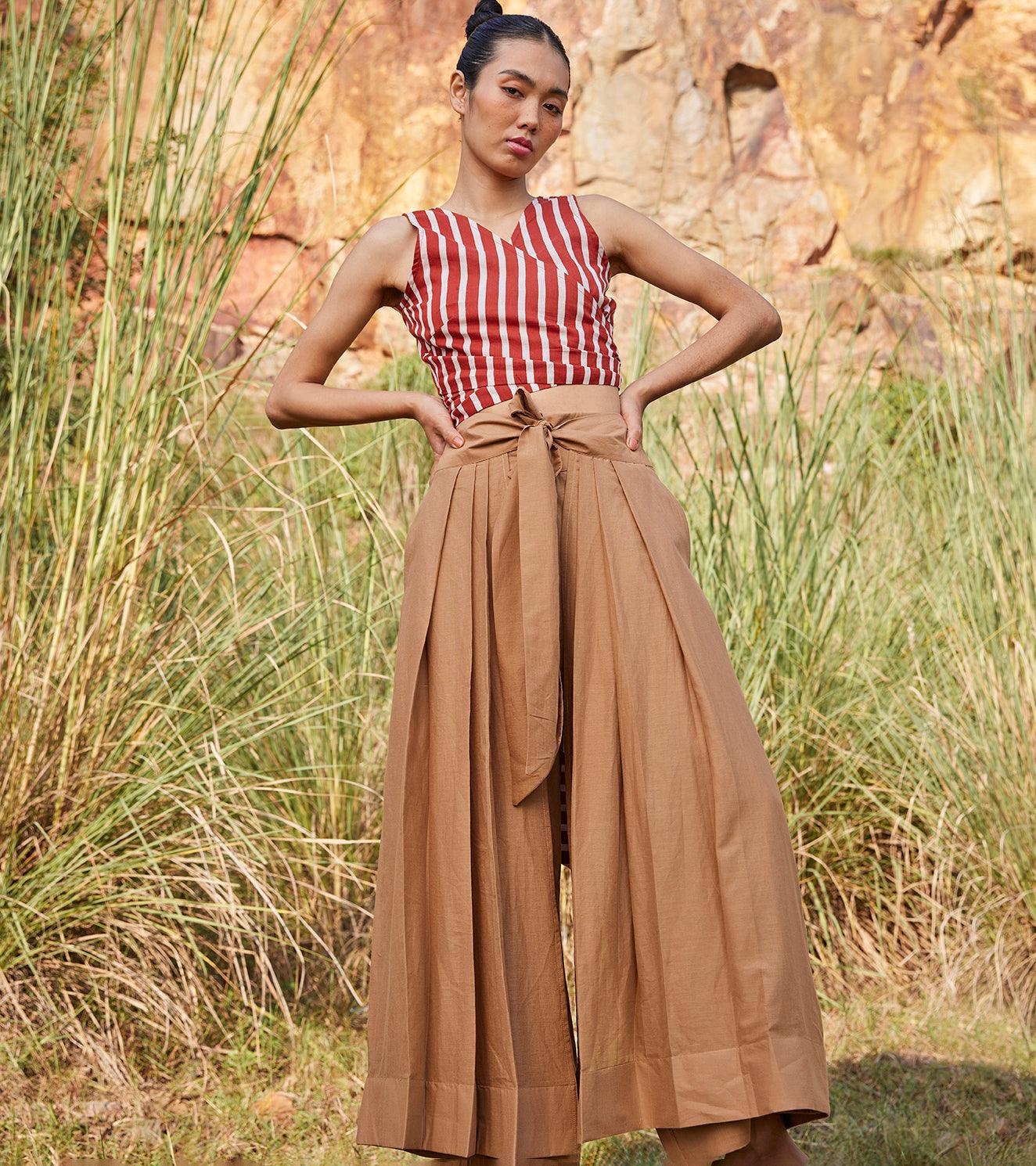 Threads Of Hope Wrap Top - Khara Kapas