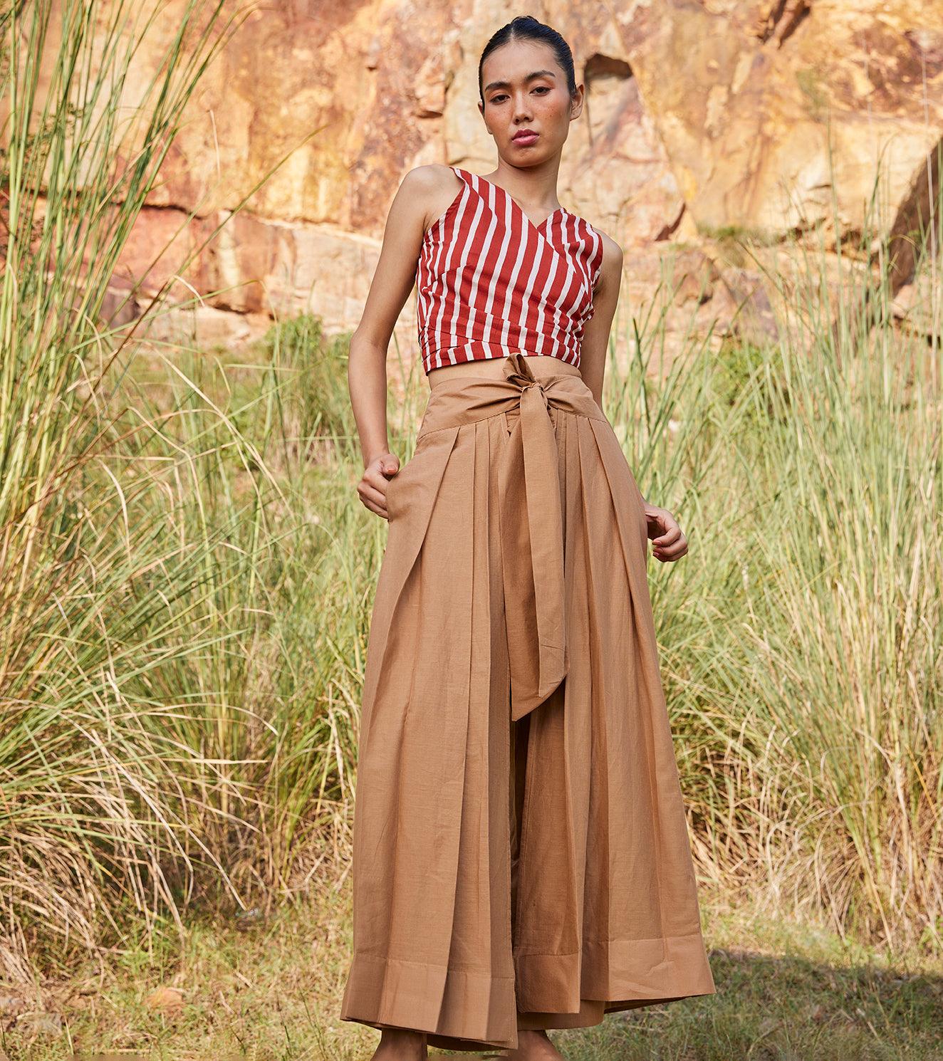 Threads Of Hope Wrap Top - Khara Kapas