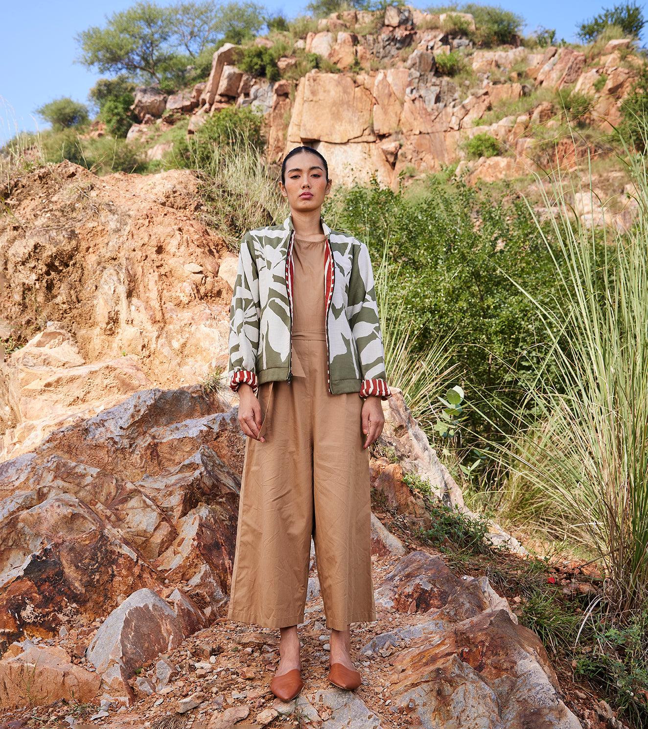 Haze Beneath Bomber Jacket - Khara Kapas