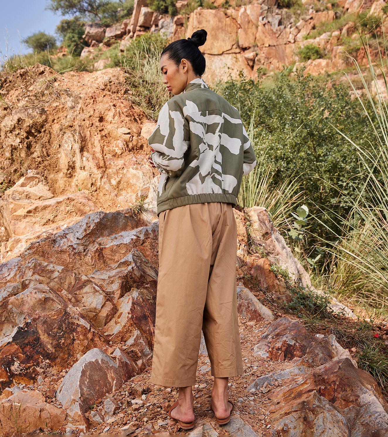Haze Beneath Bomber Jacket - Khara Kapas