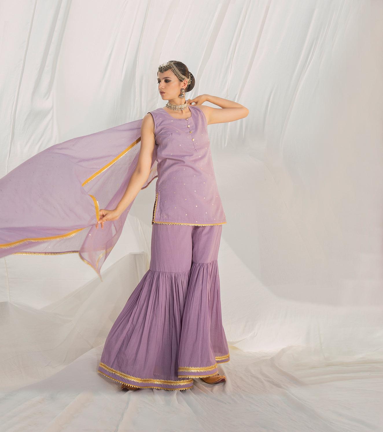 Ziya Sharara Set - Khara Kapas