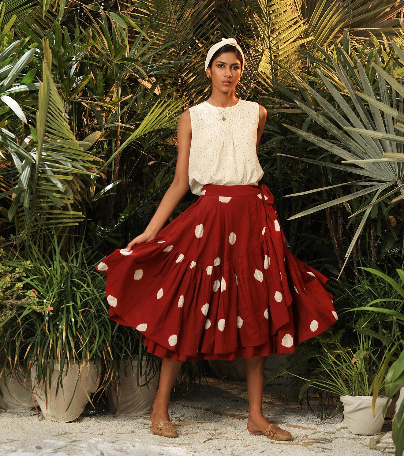 Mushroom Head-Skirt | Relove - Khara Kapas