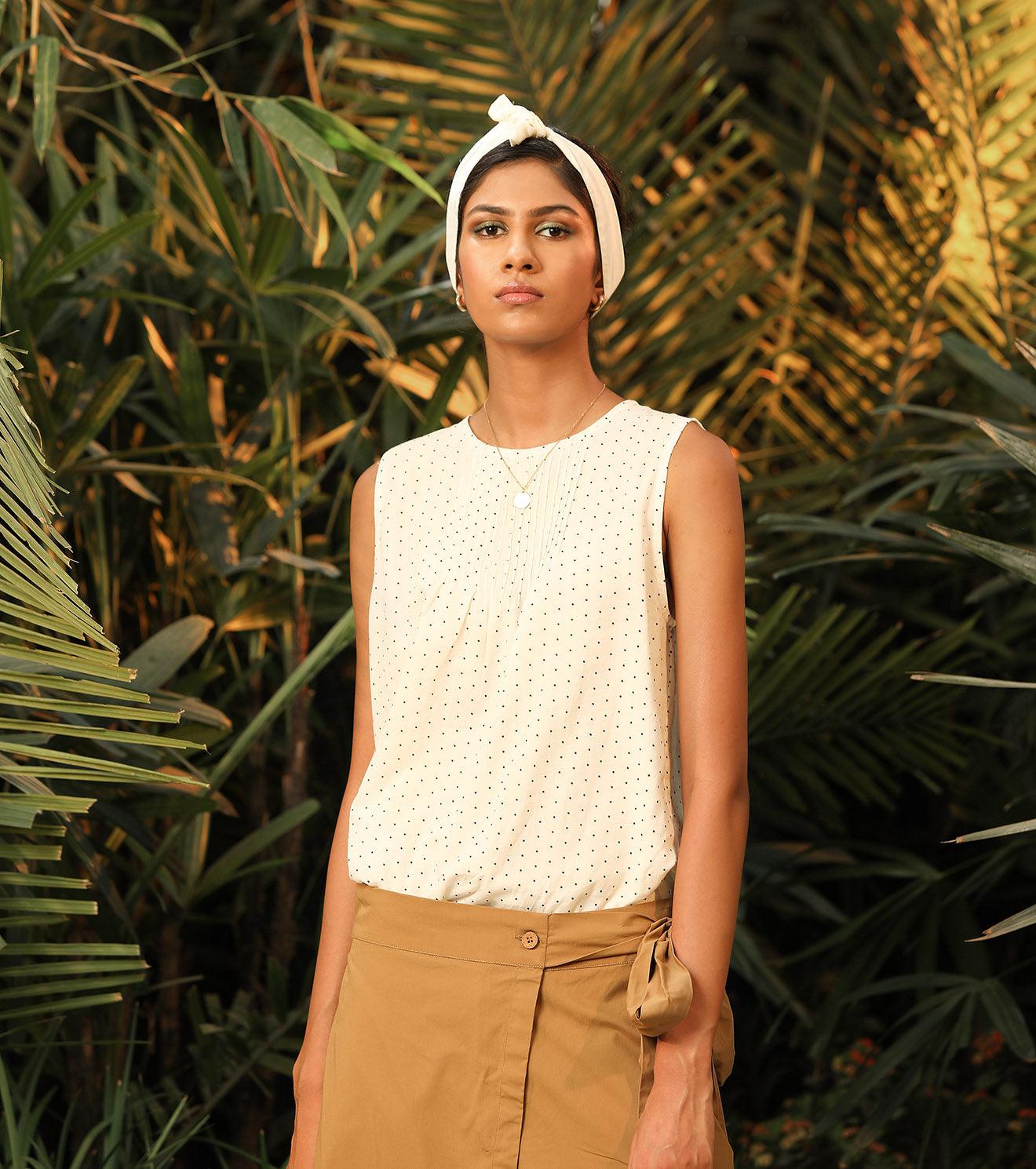 Sand Castle-Flared Pants - Khara Kapas