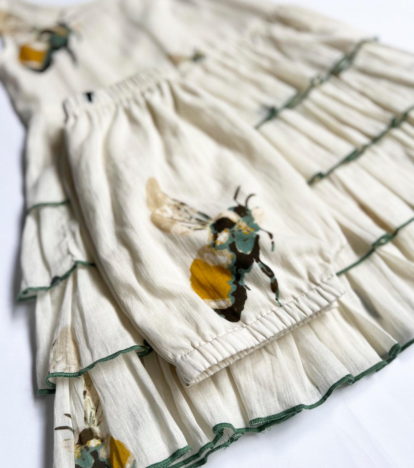Busy Bee frock - Khara Kapas