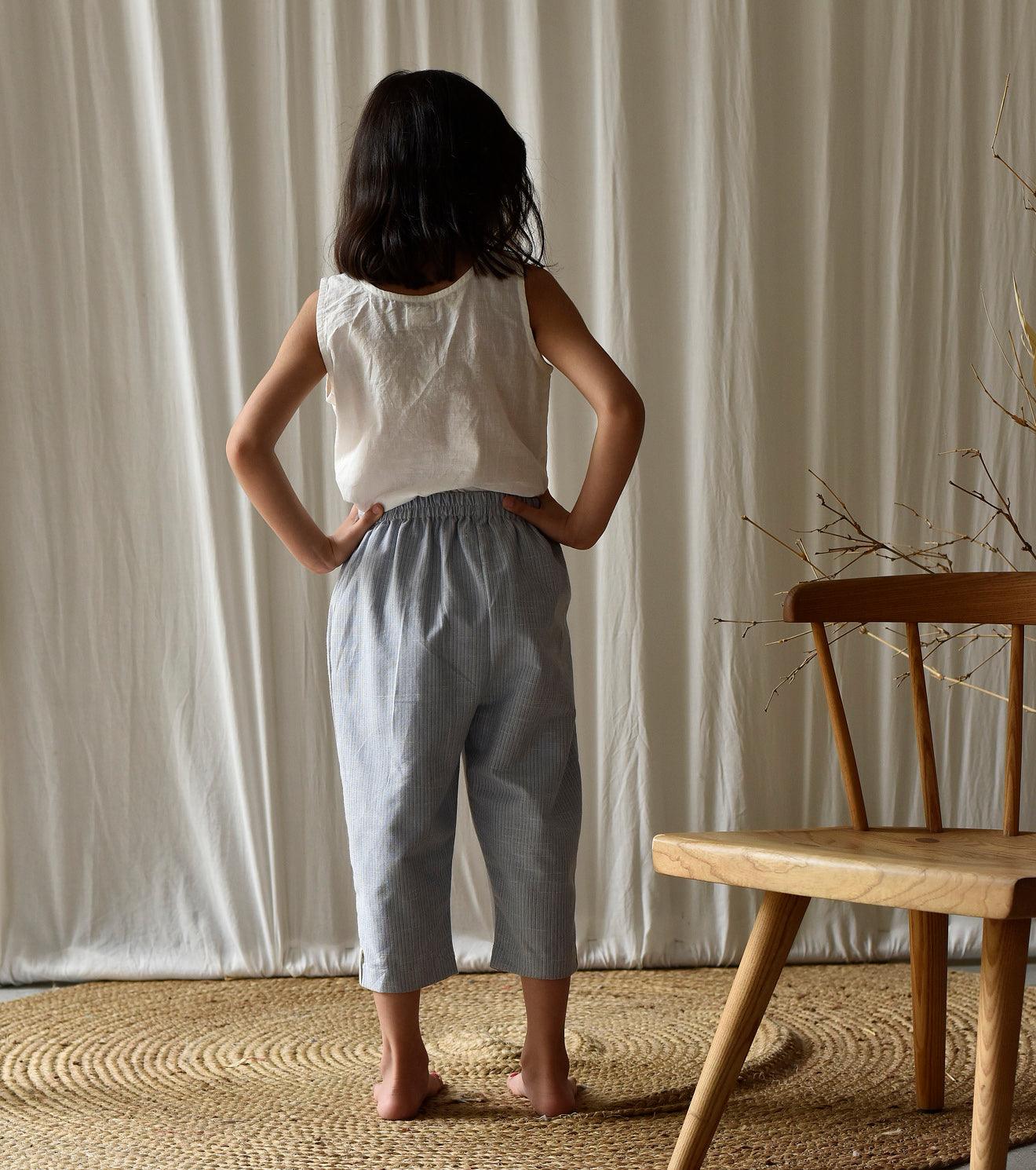 Ash striped pants - Khara Kapas