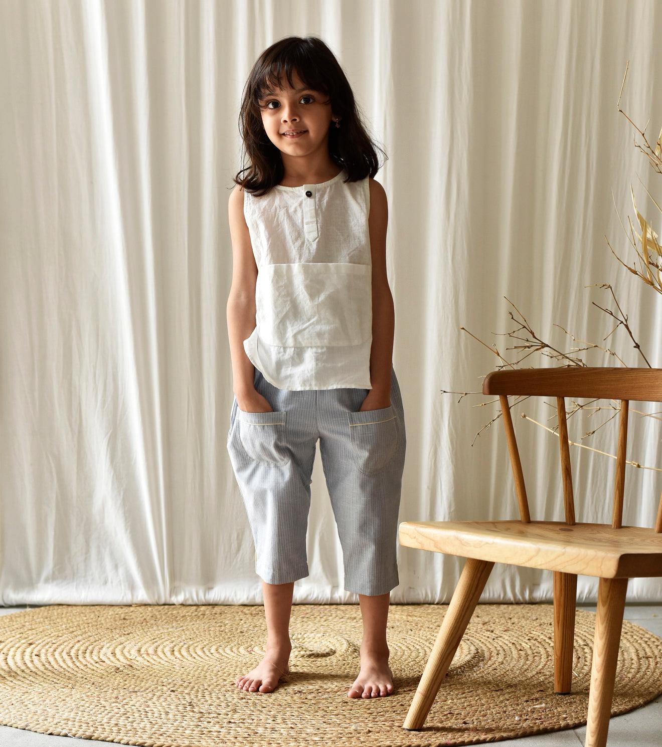 Ash striped pants - Khara Kapas