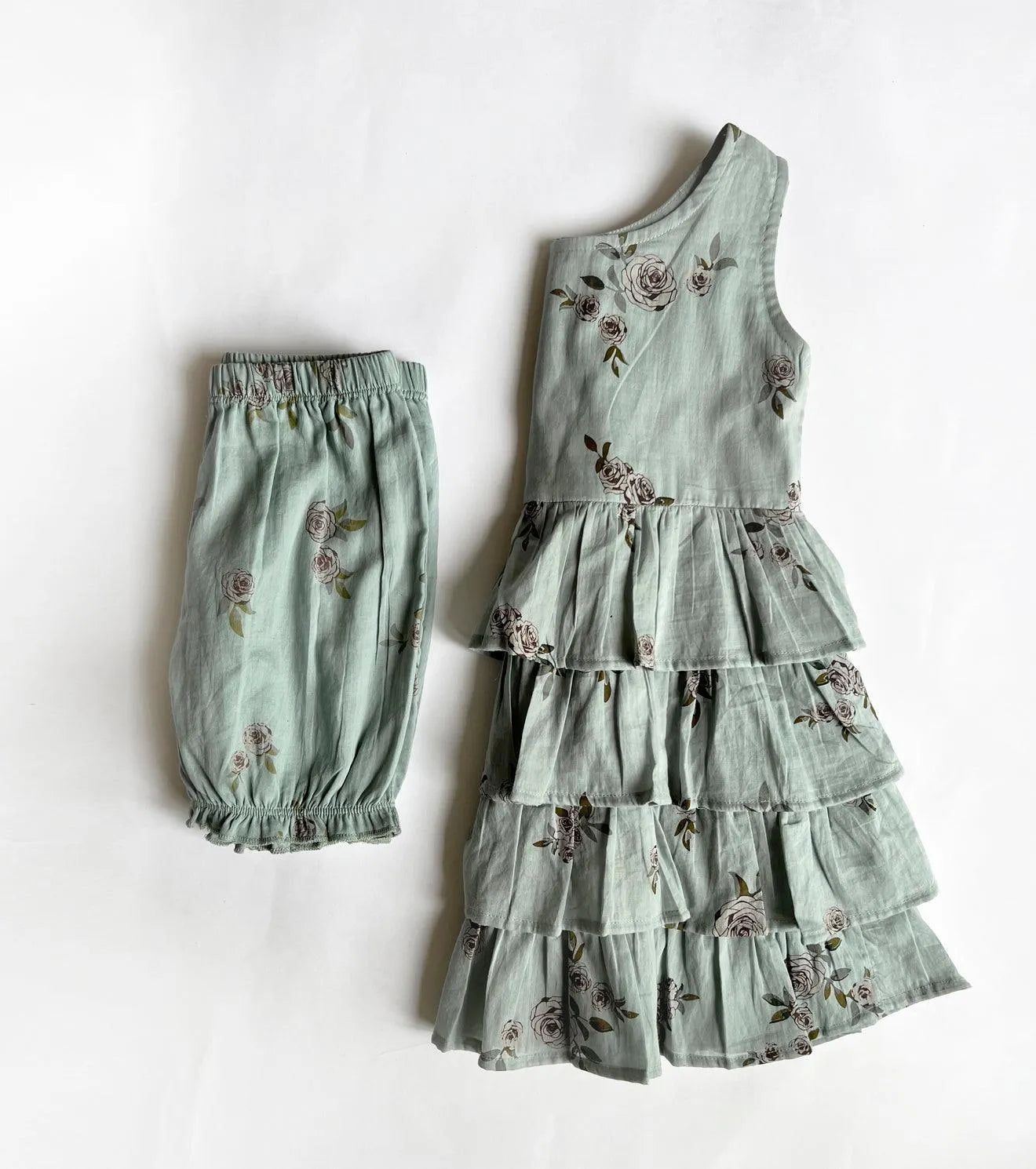 Blue Rose Frock | Relove - Khara Kapas