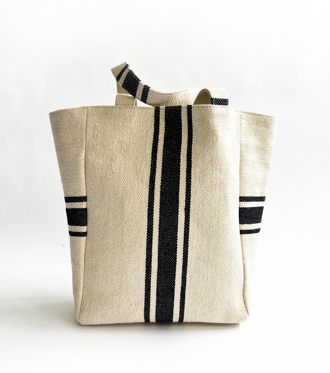 Caroline Nautical canvas bag - Khara Kapas