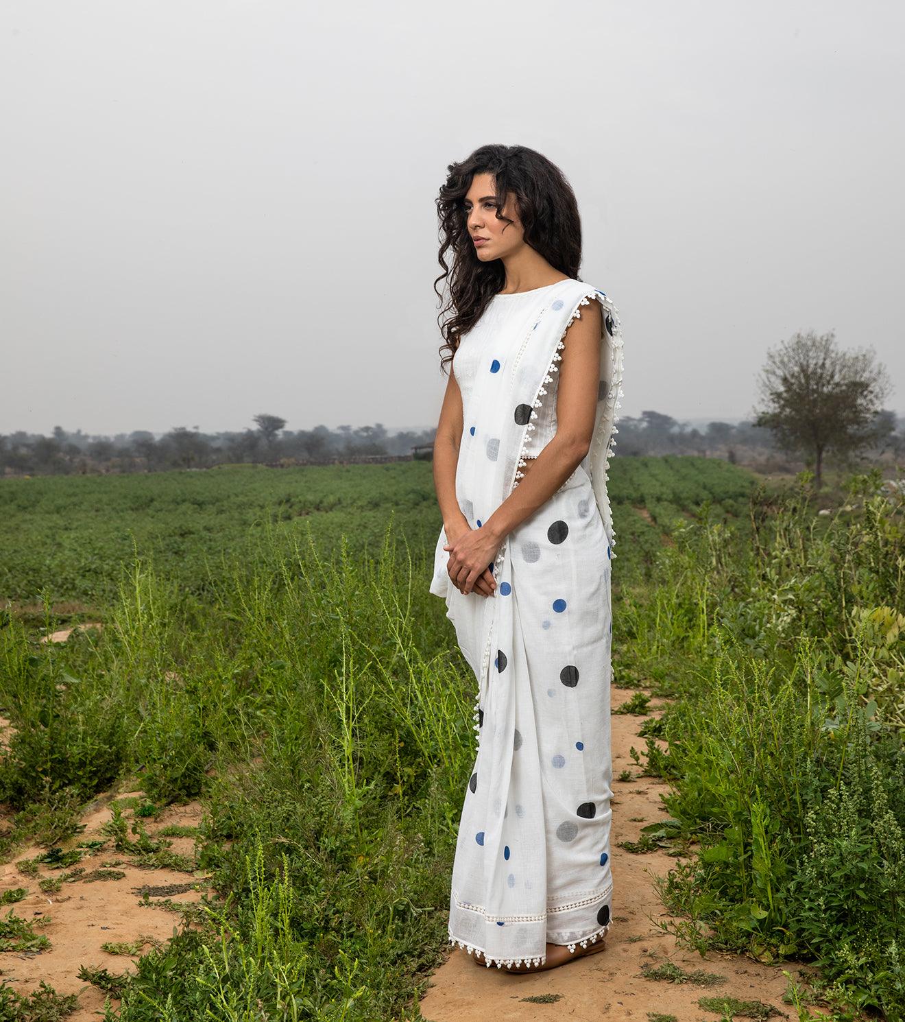 Earthlings Saree - Khara Kapas