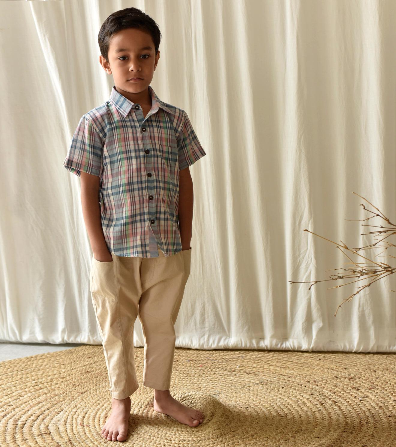 Multi Checks Shirt - Khara Kapas