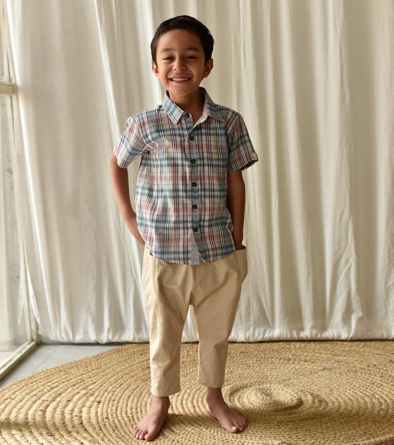 Multi Checks Shirt - Khara Kapas