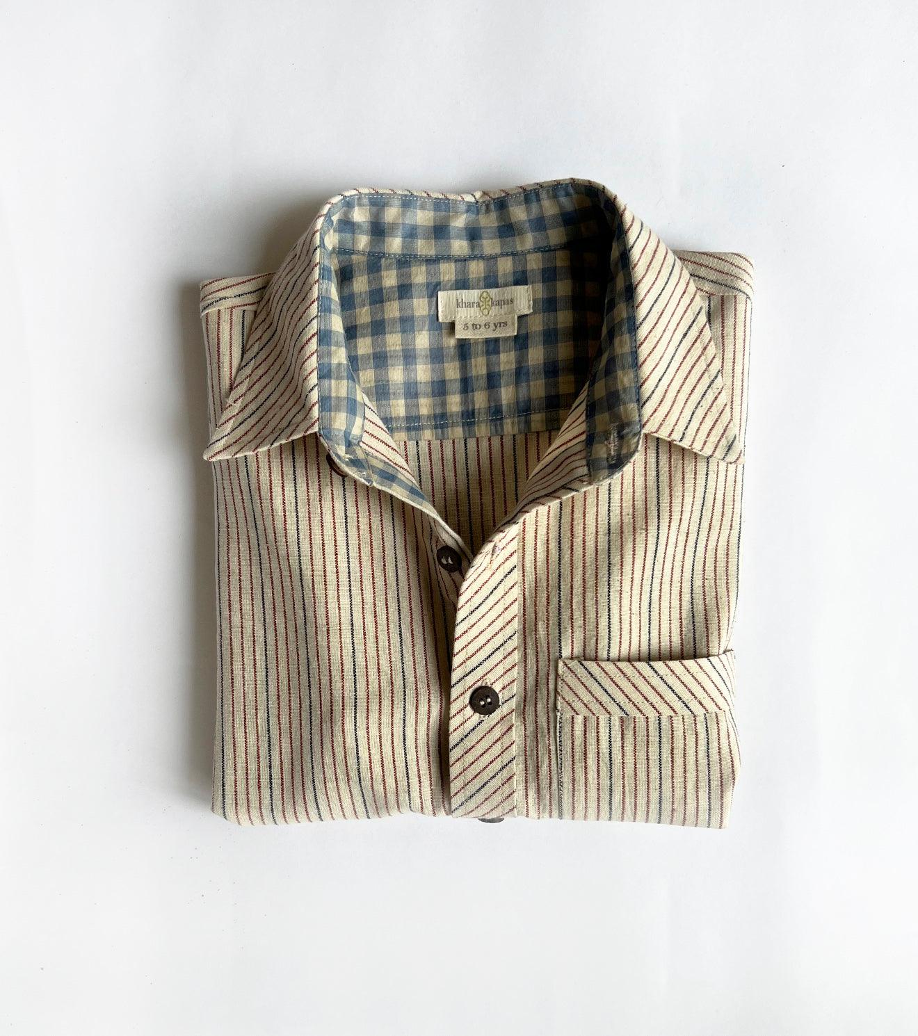 Stripe all day shirt - Khara Kapas