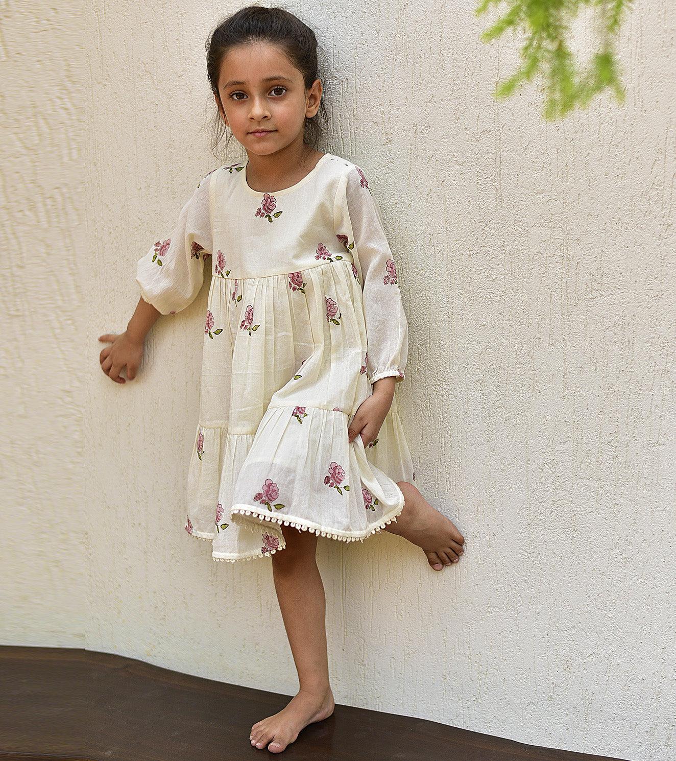 Rosy Dreams Frock - Khara Kapas