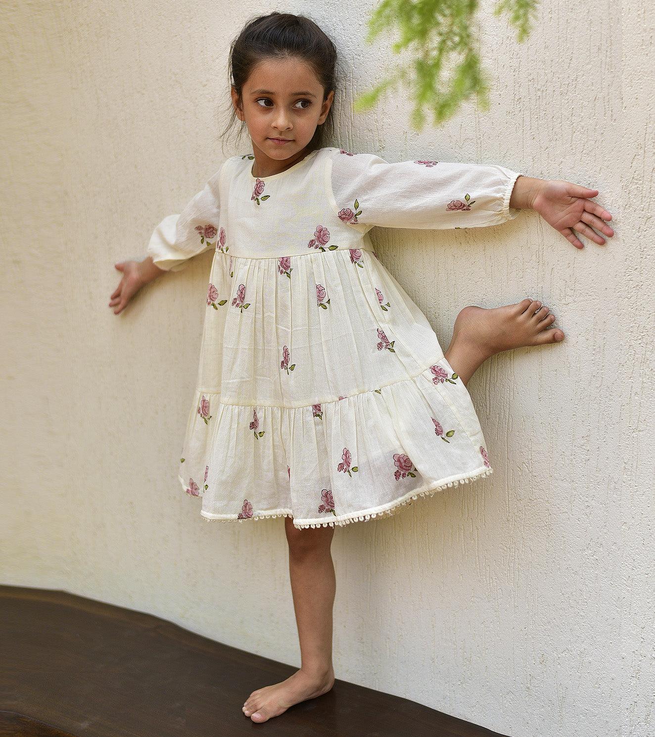 Rosy Dreams Frock - Khara Kapas