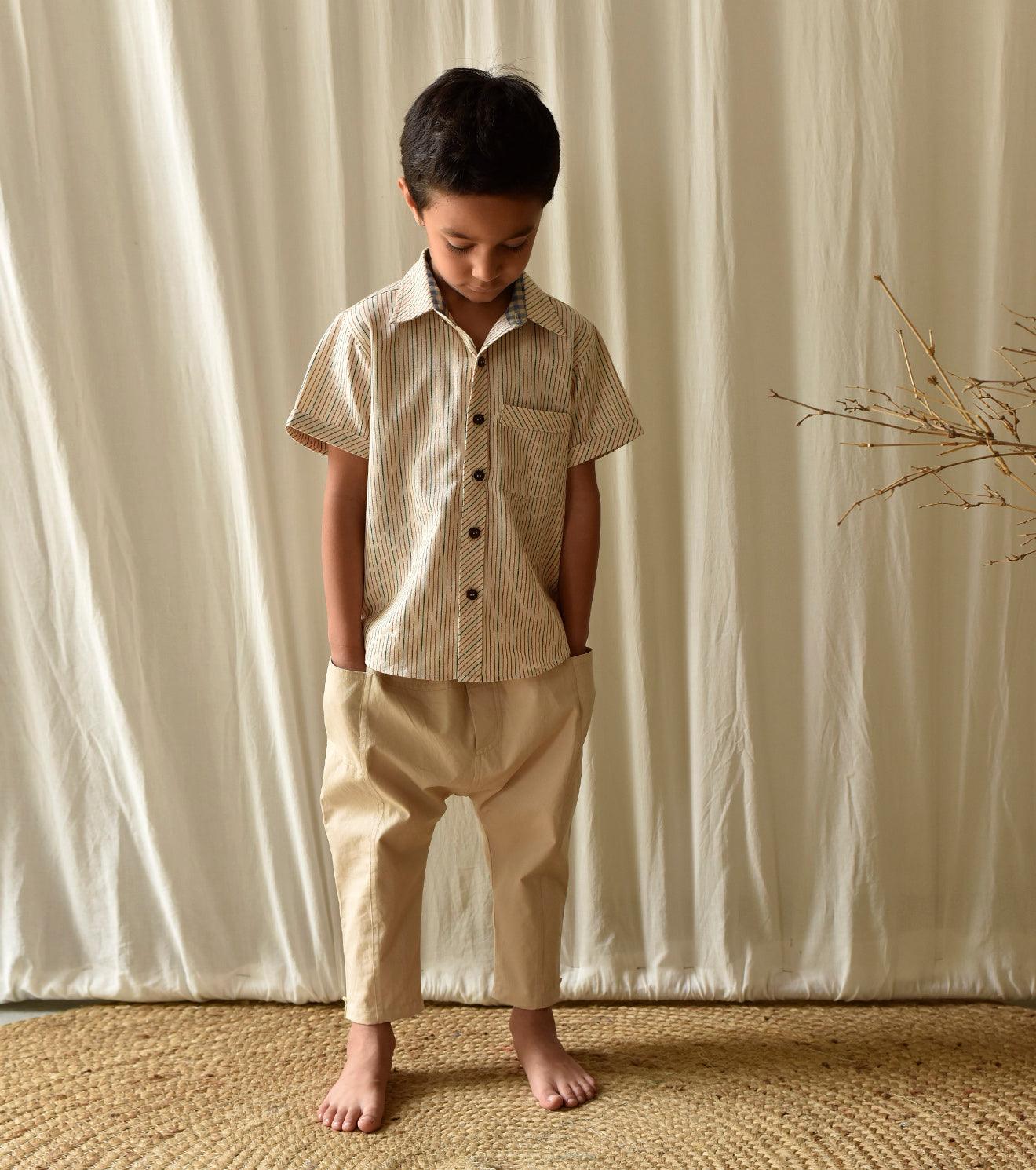 Stripe all day shirt - Khara Kapas